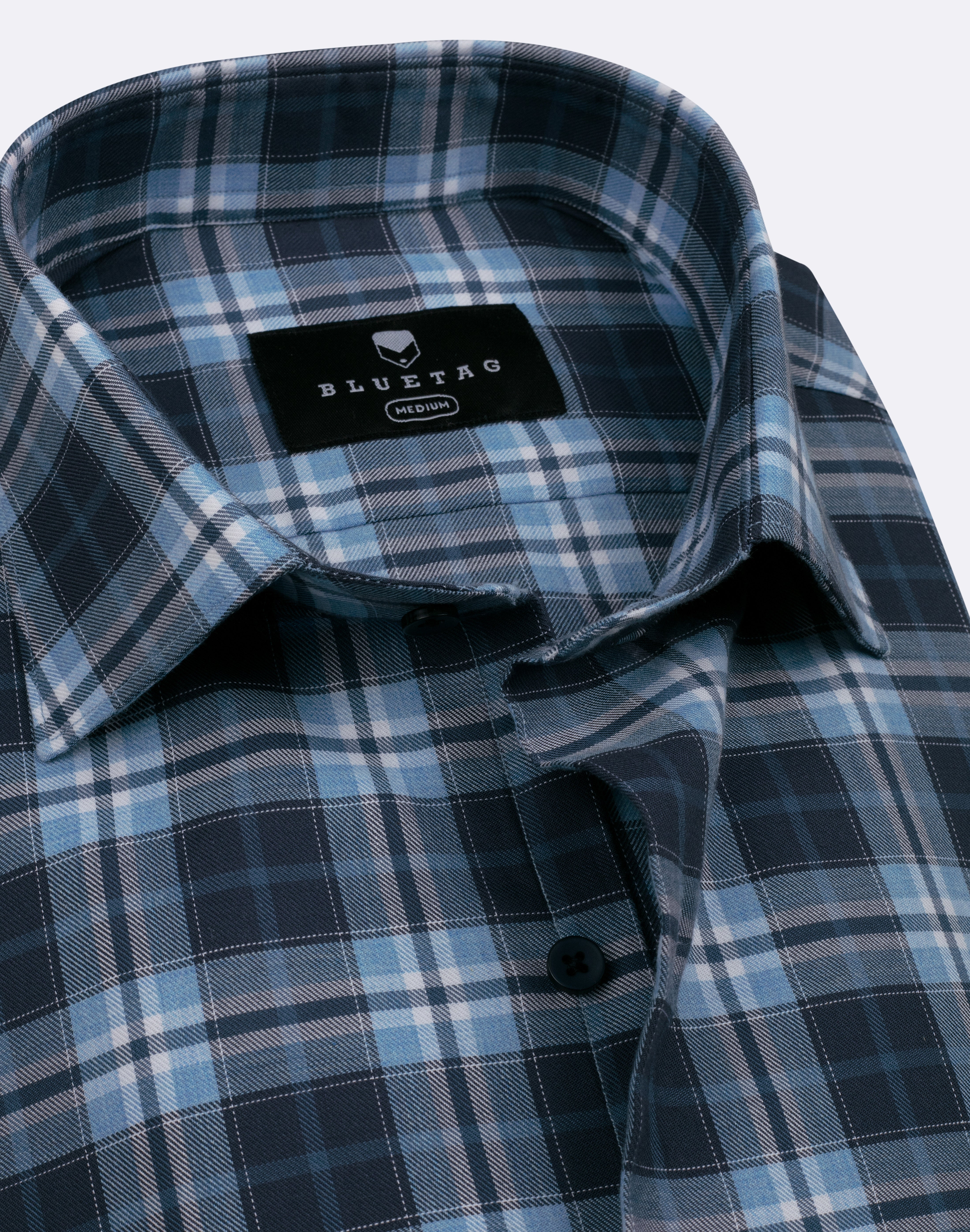 Classic Navy & Sky Plaid Checkered