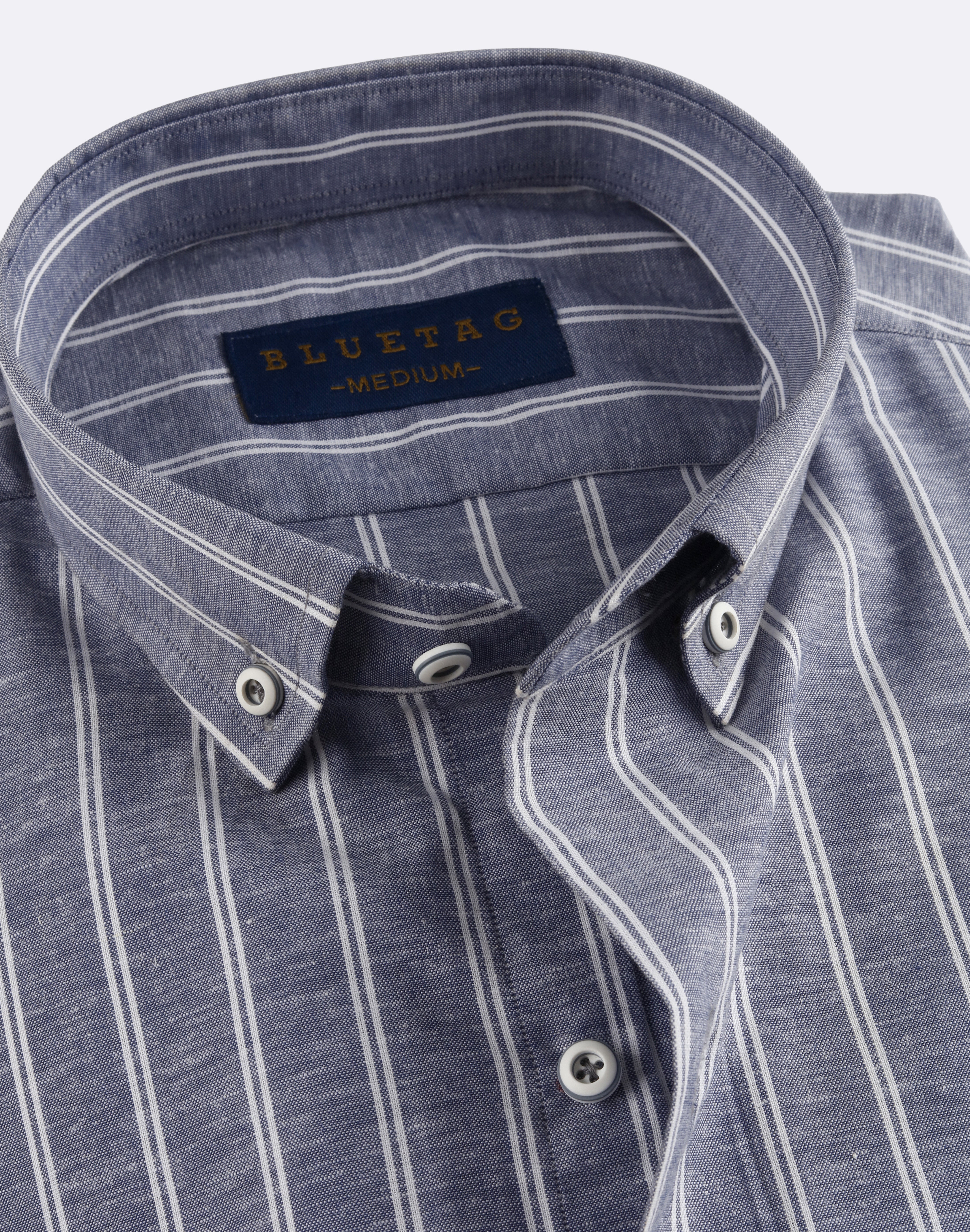 Grey Horizon Striped Shirt