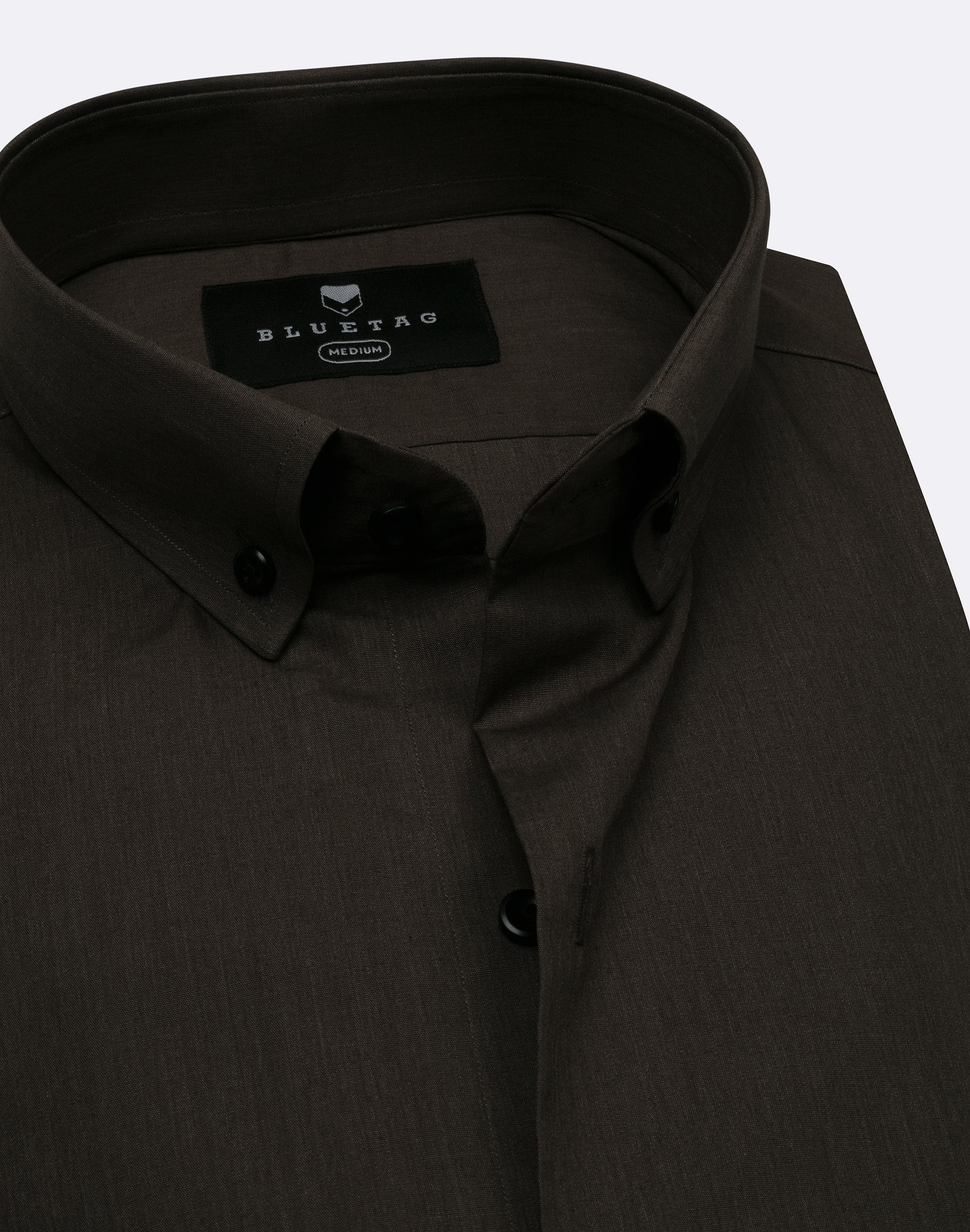 Classic Dark Espresso Solid Shirt