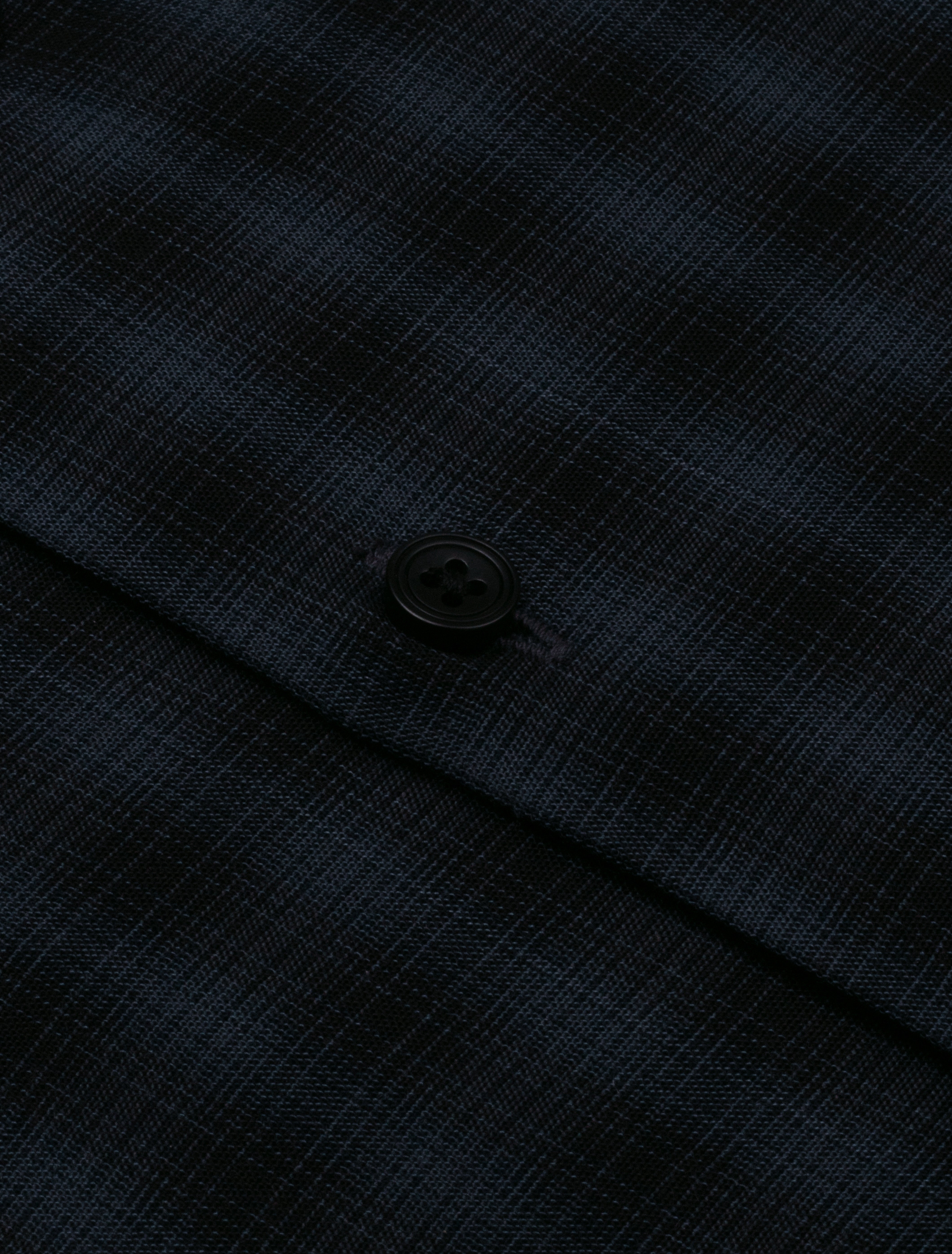 Grey & Black Self Textured Gingham Checkered