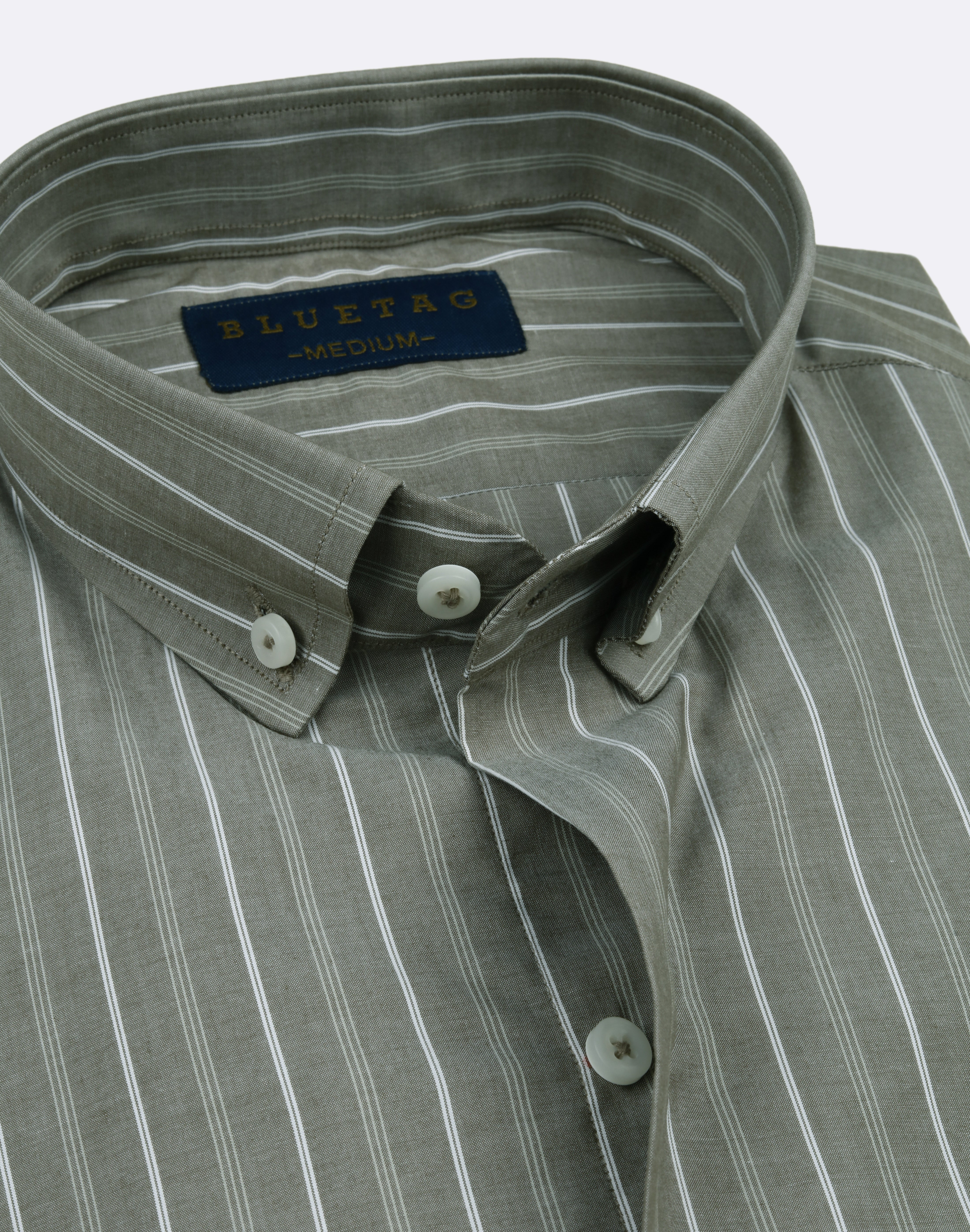 Earth Tone Striped Shirt