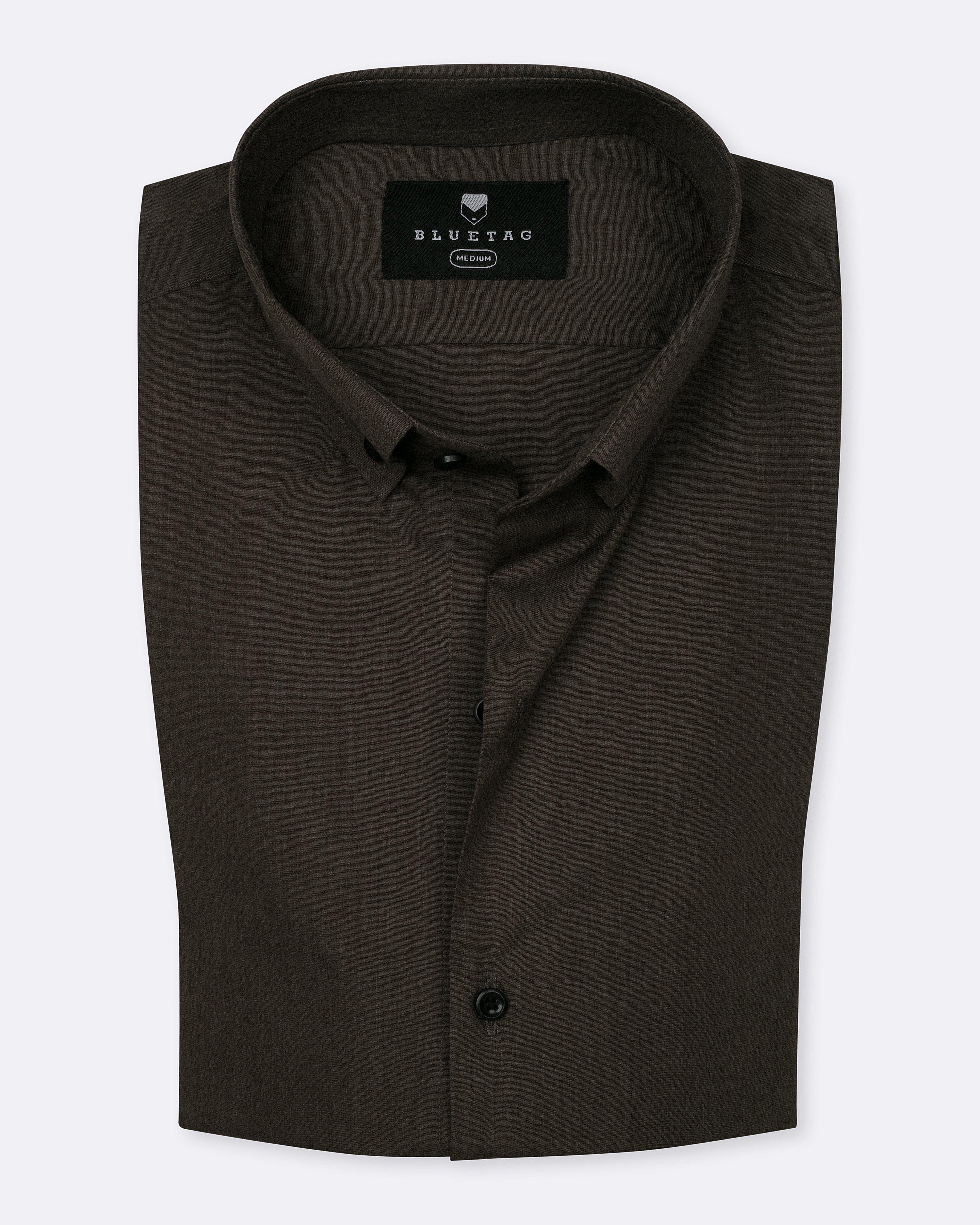 Classic Dark Espresso Solid Shirt