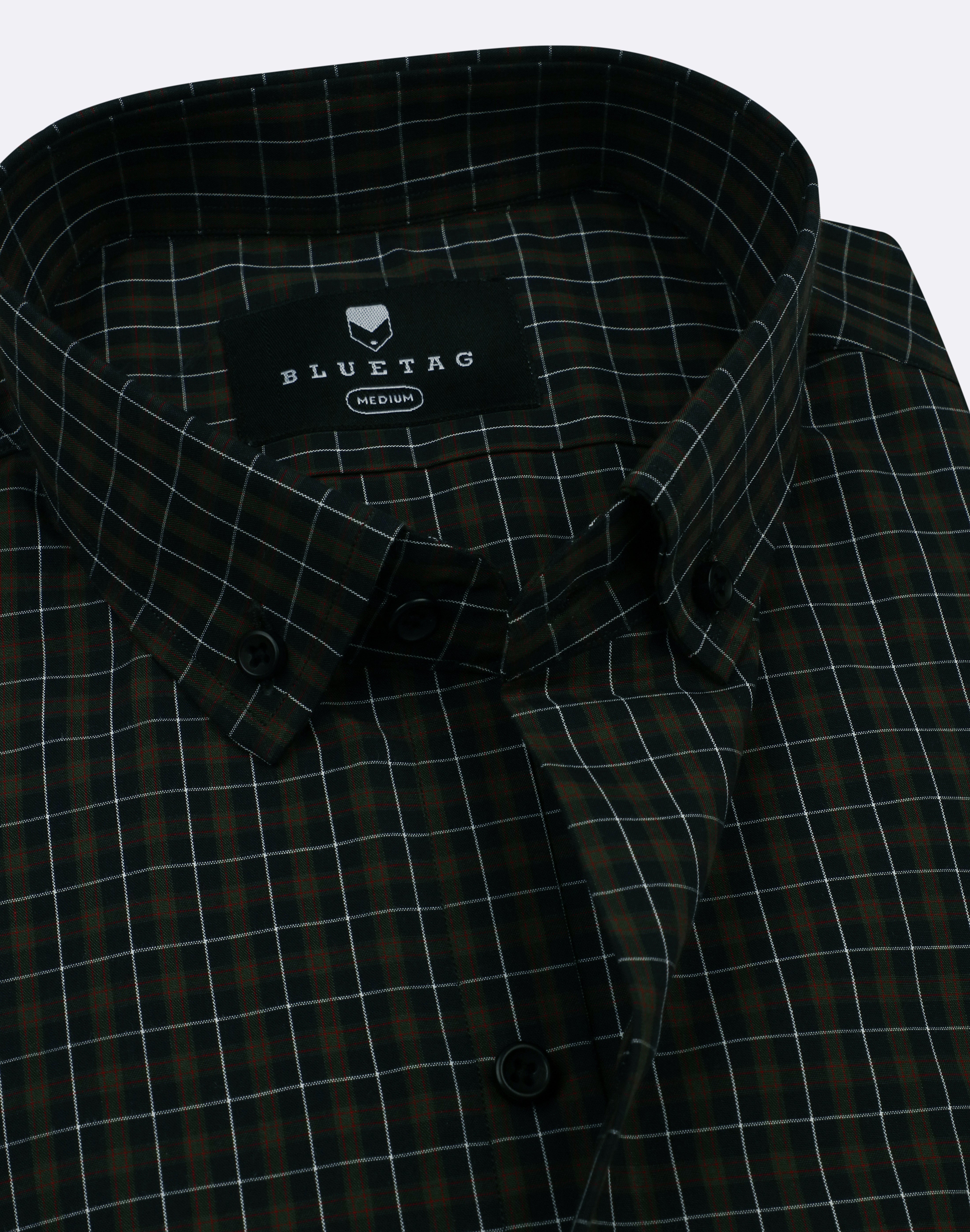 Black Forest Grid Pattern Checkered