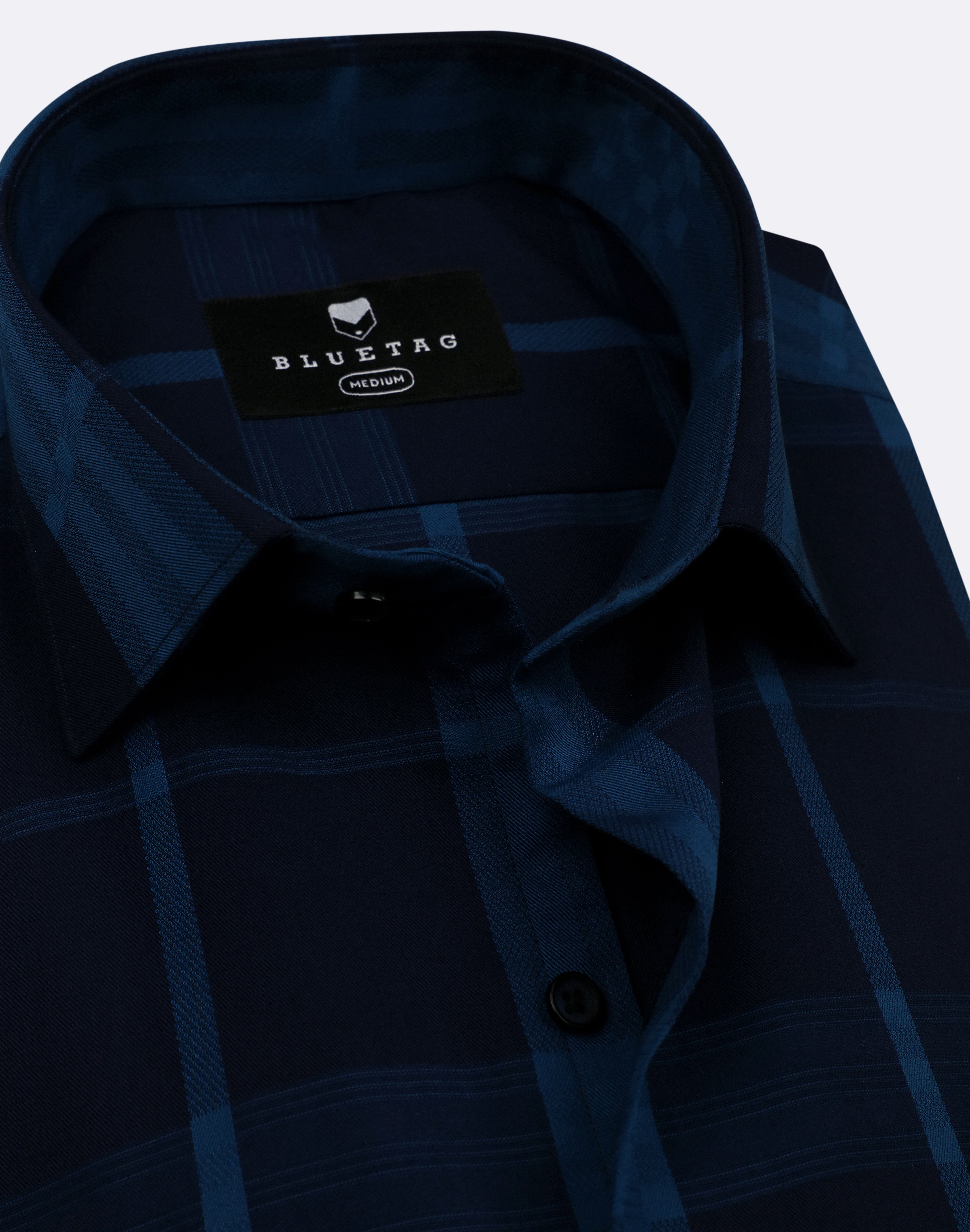 Teal & Navy Heritage Plaid Checkered