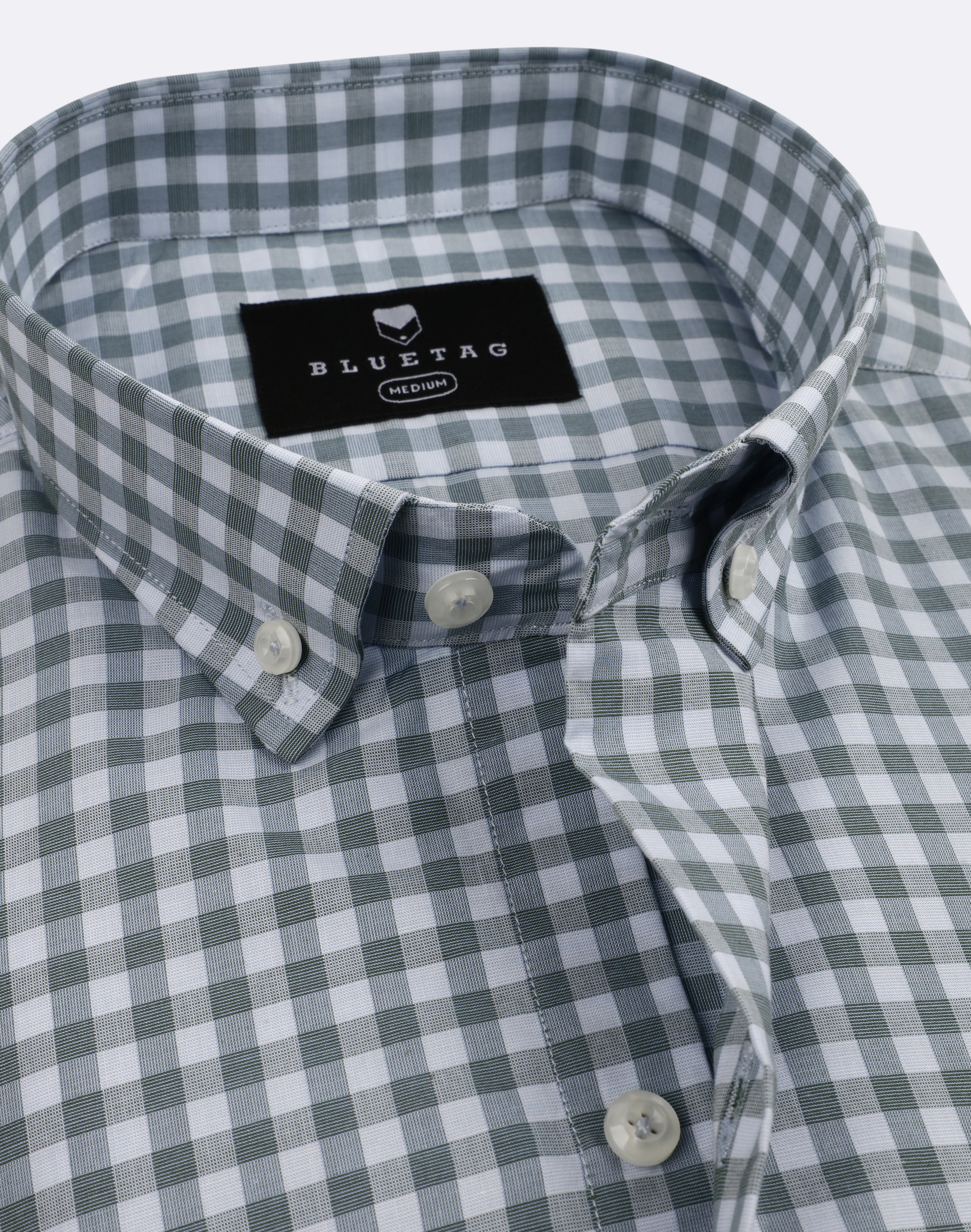 Sage Green Gingham Checkered