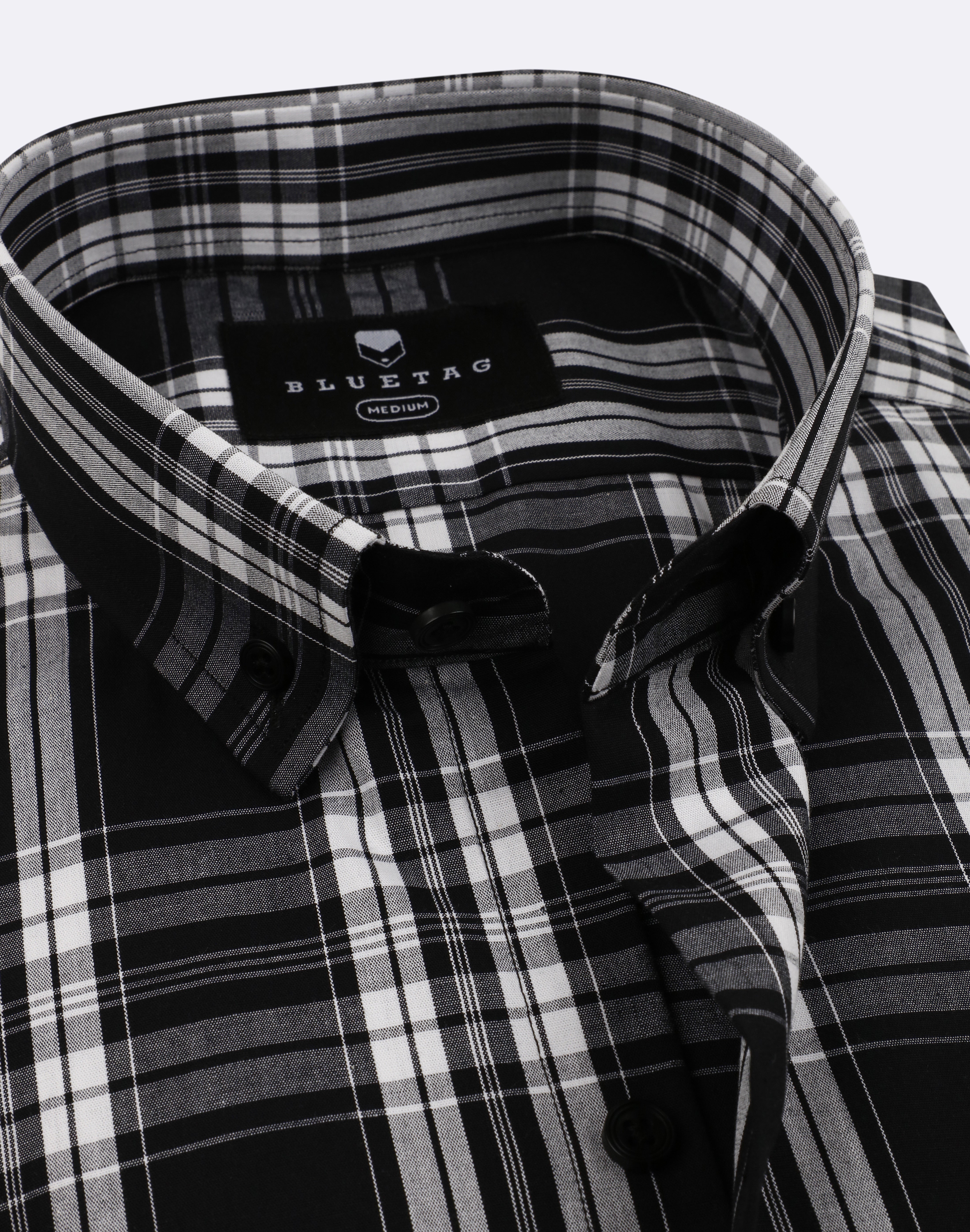 Black & White Plaid Checkered