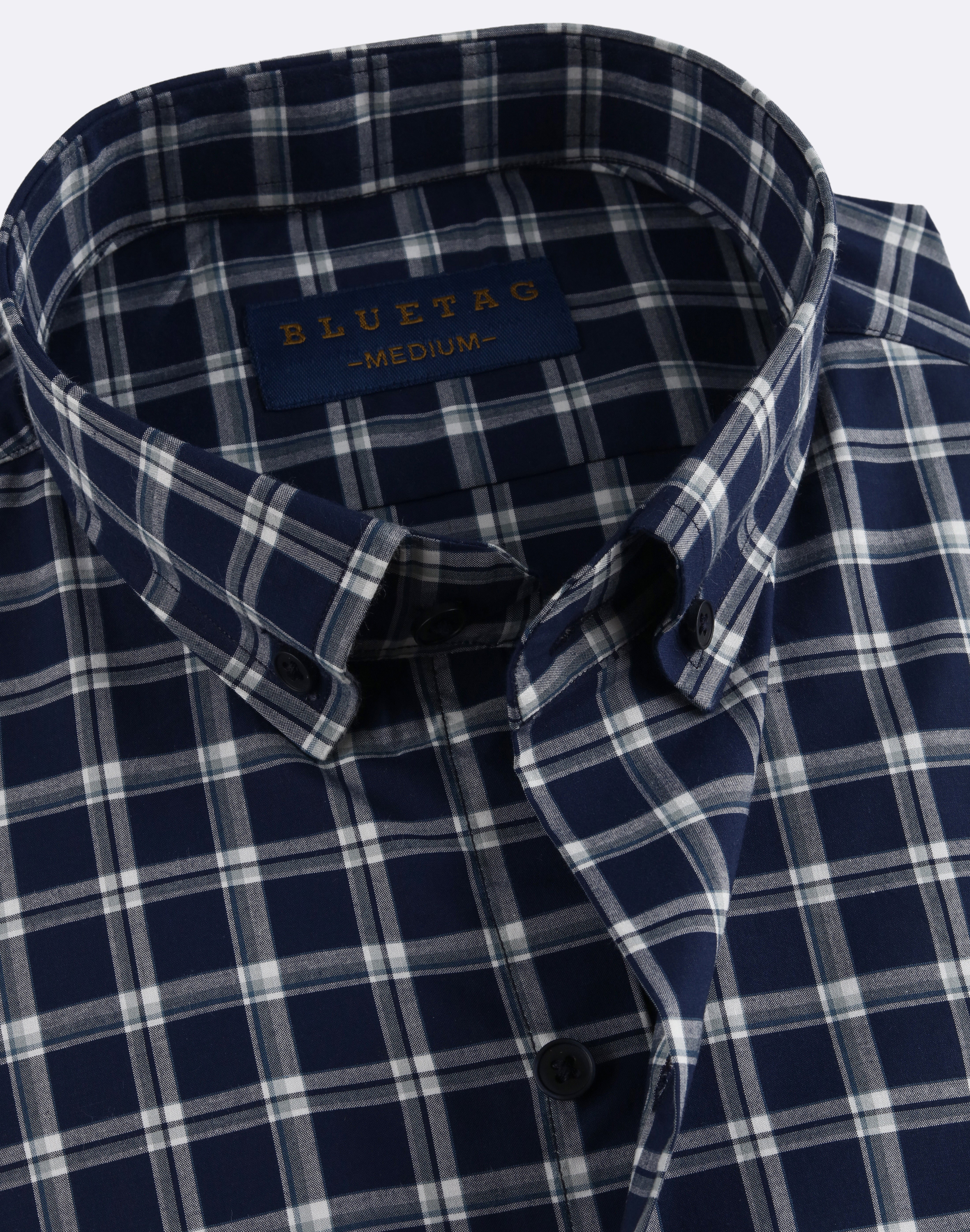 Heritage Navy Blue Checkered
