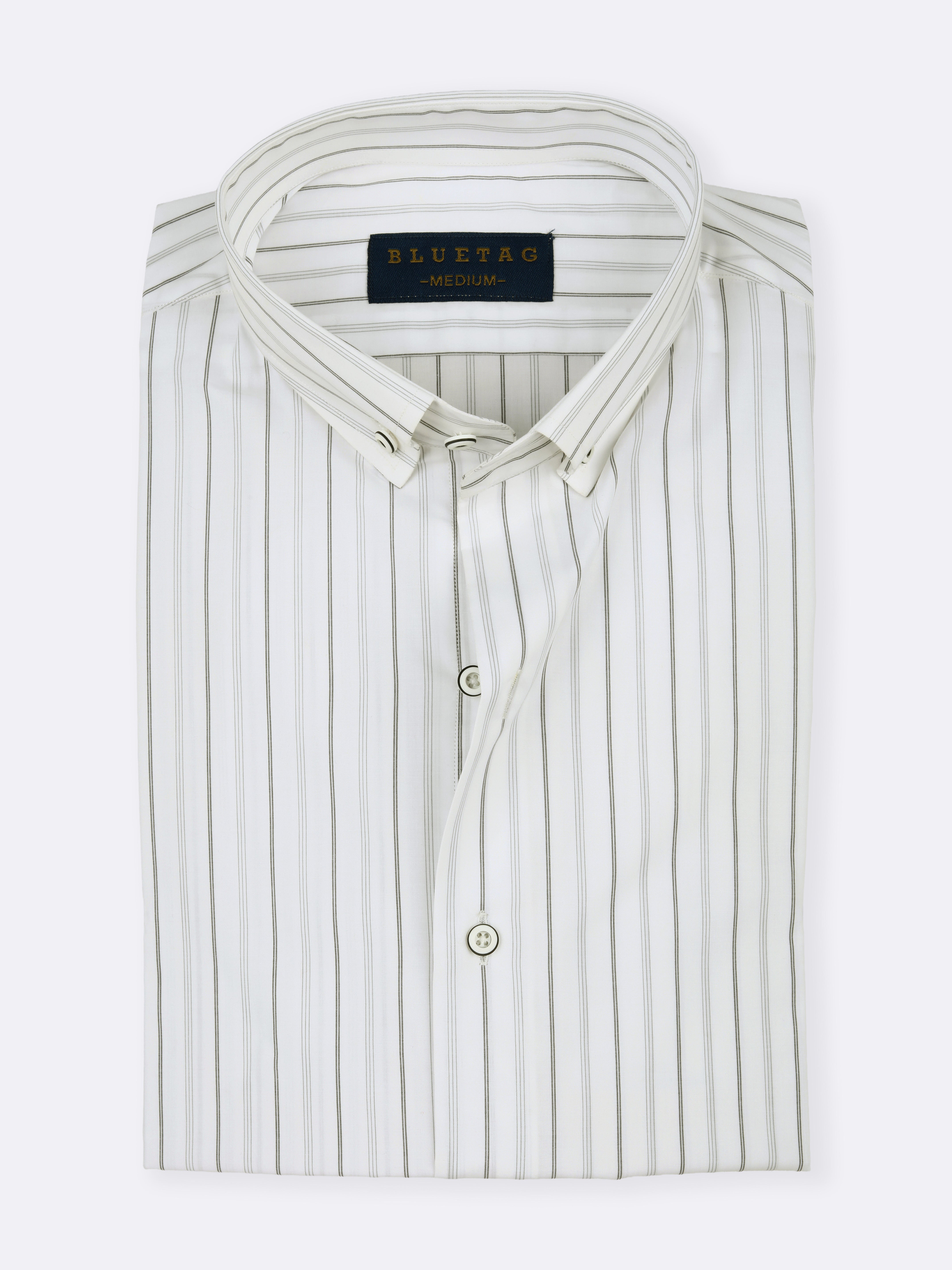 Classic White Striped Shirt