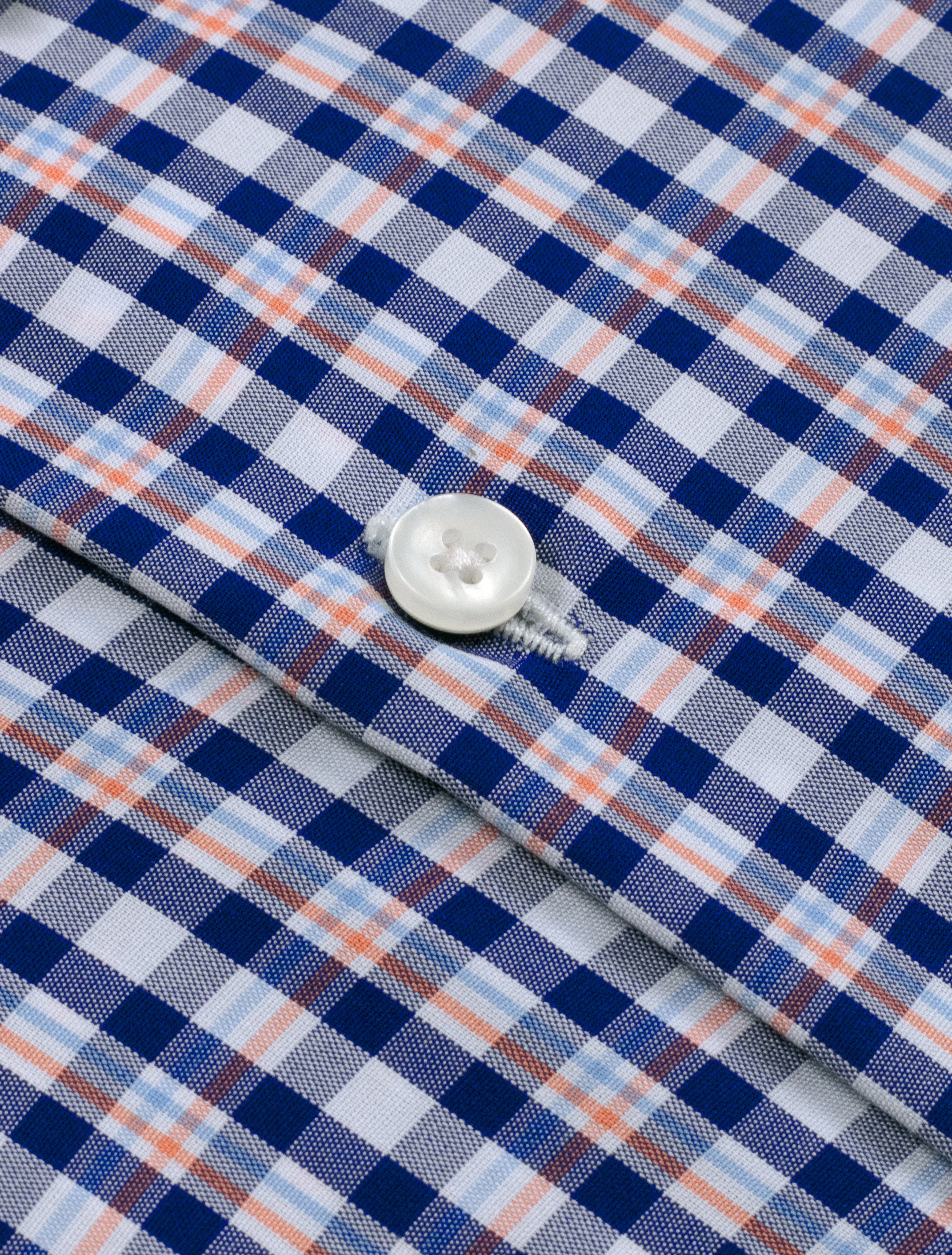 Blue & White Multi Colour Plaid Checkered