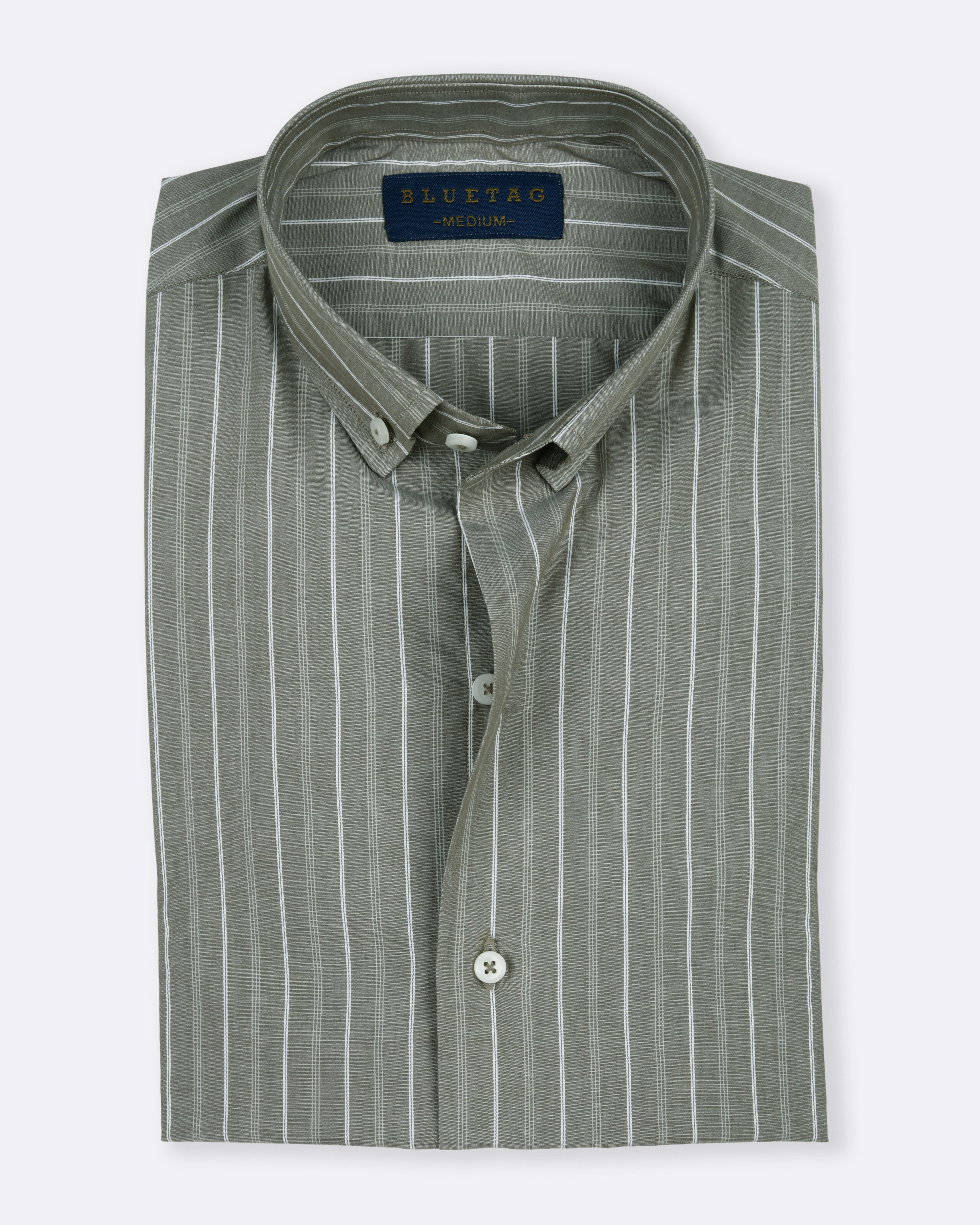 Earth Tone Striped Shirt