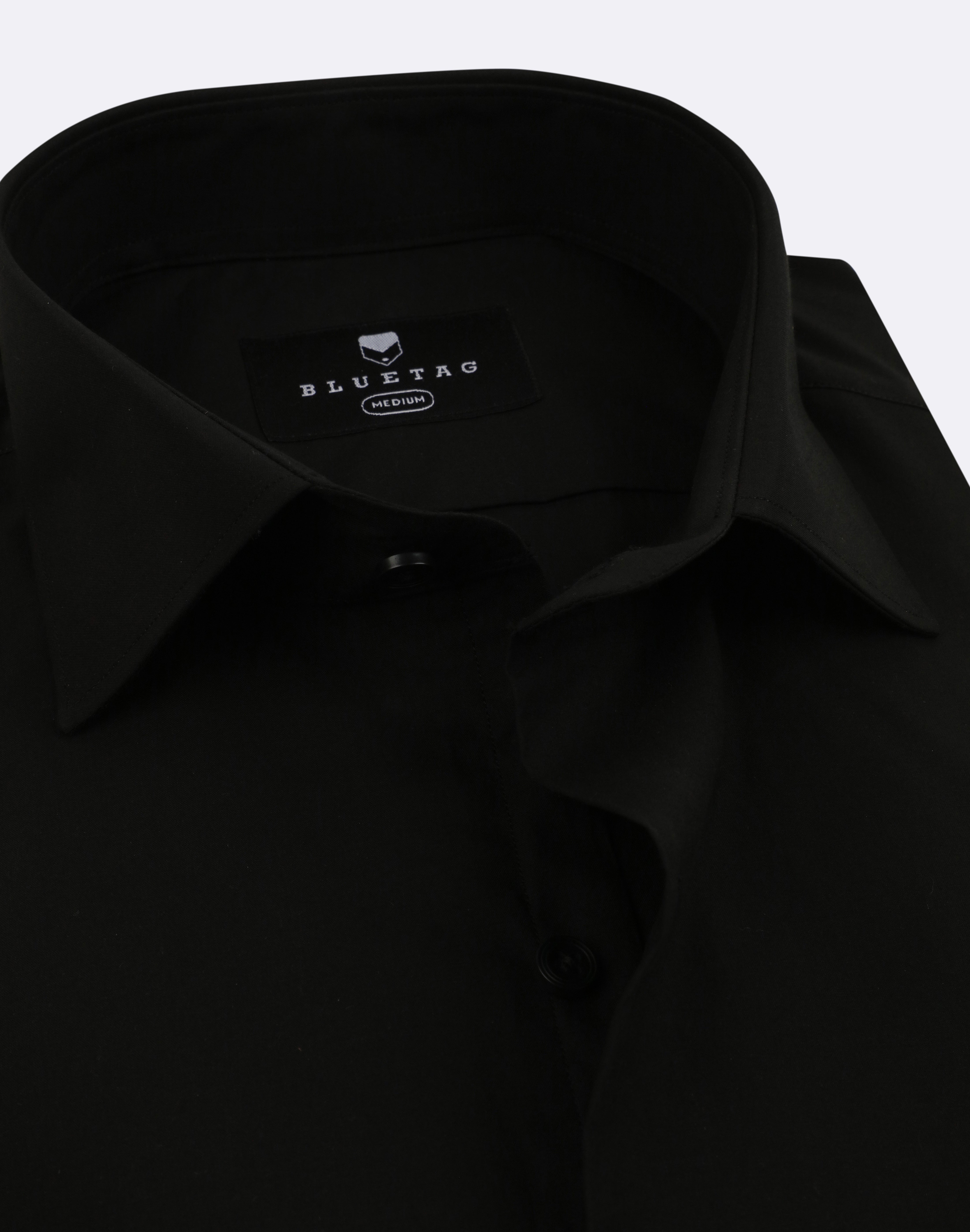 Signature Black Solid Shirt