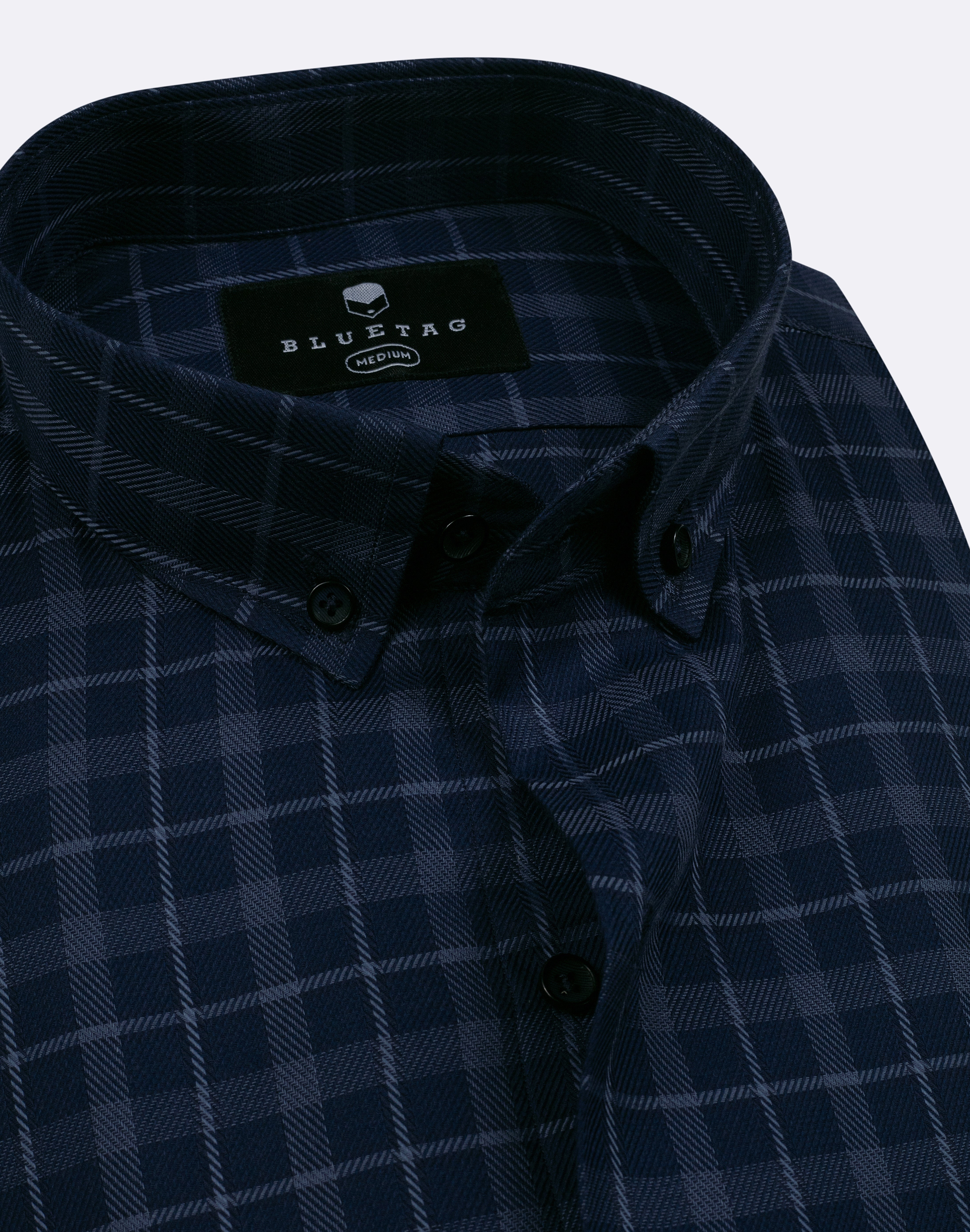 Heritage Navy Classic Grid Checkered