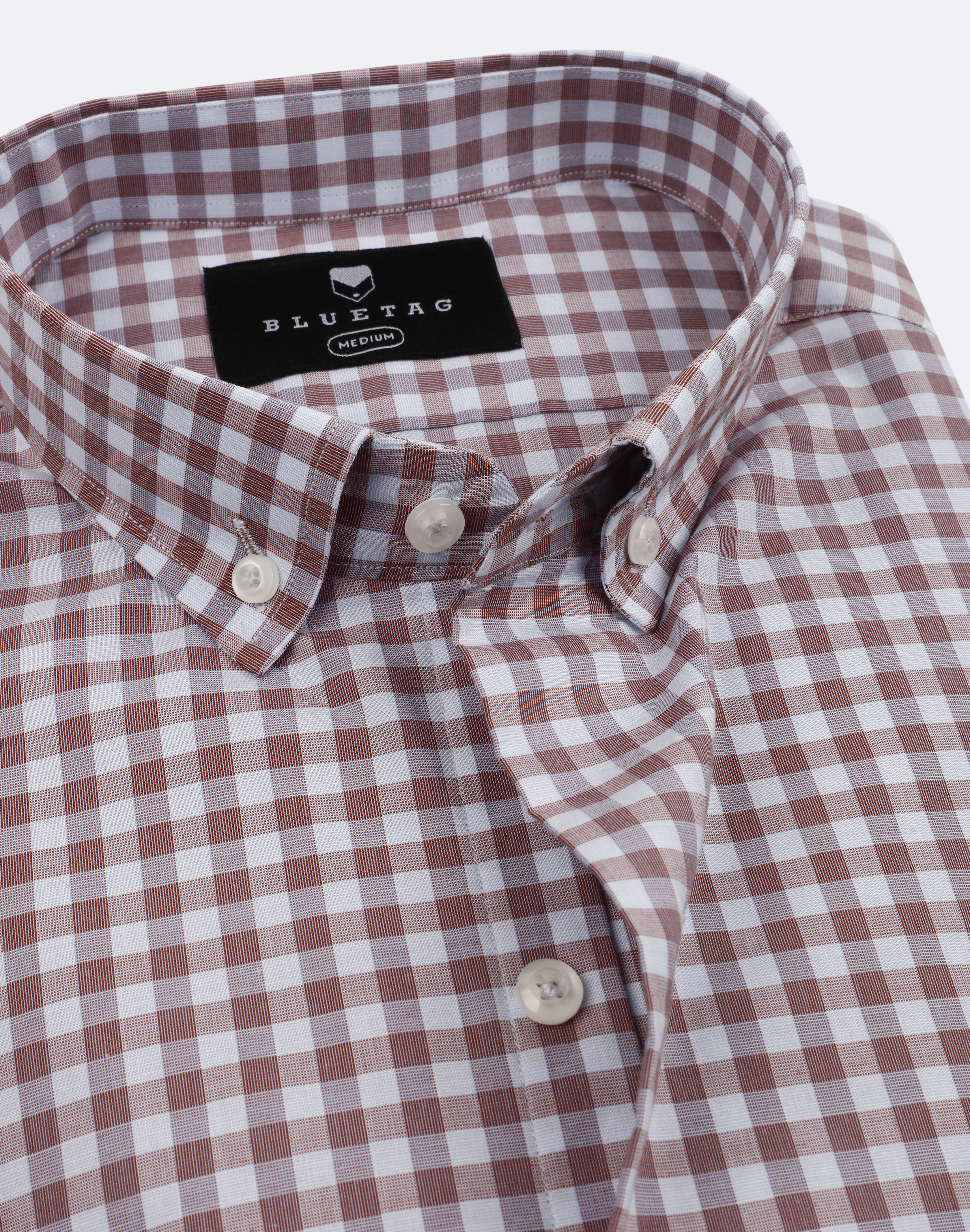 Light Maroon Gingham Checkered