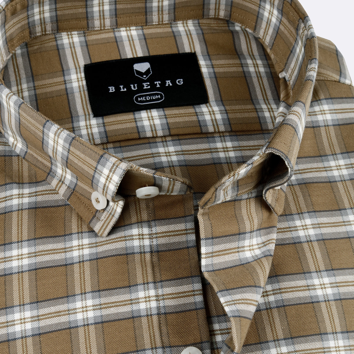 Camelwood Plaid Checkered – B L U E T A G