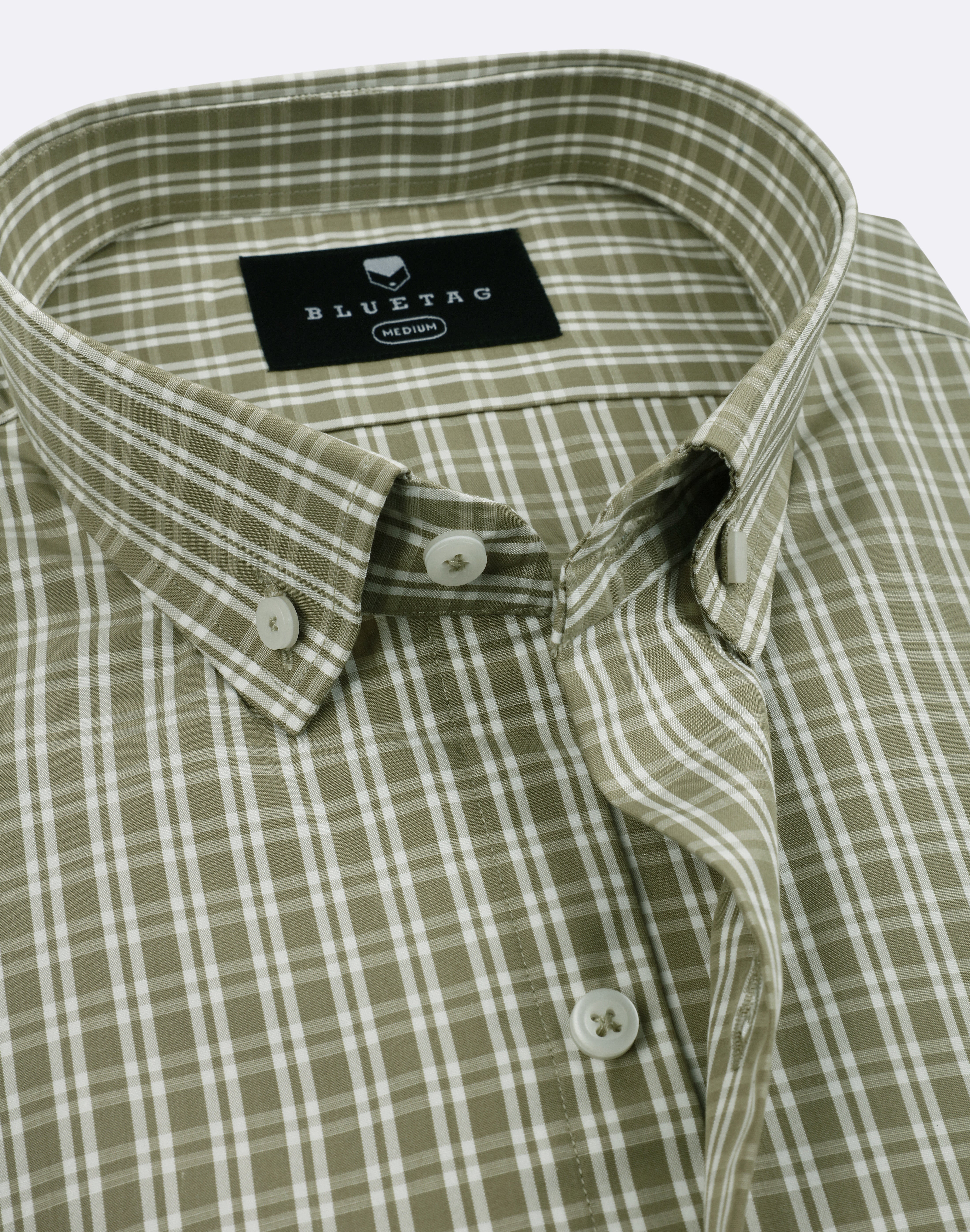 Sage Green Classic Grid Checkered