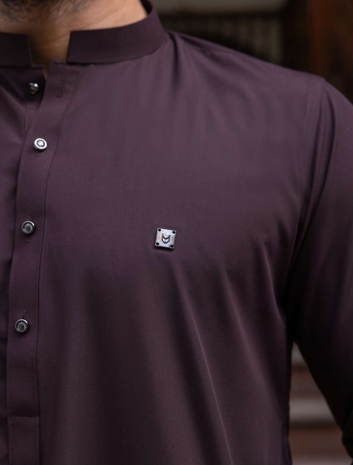Marron Classic Kurta Pajama