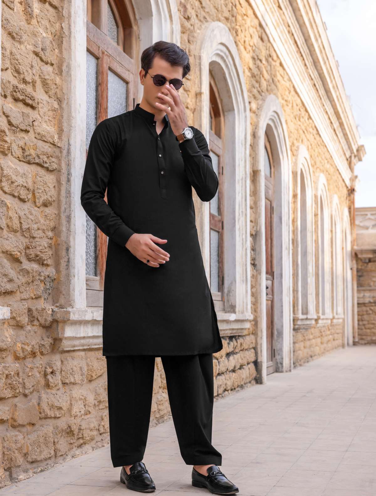 Classic Black Kameez Shalwaar