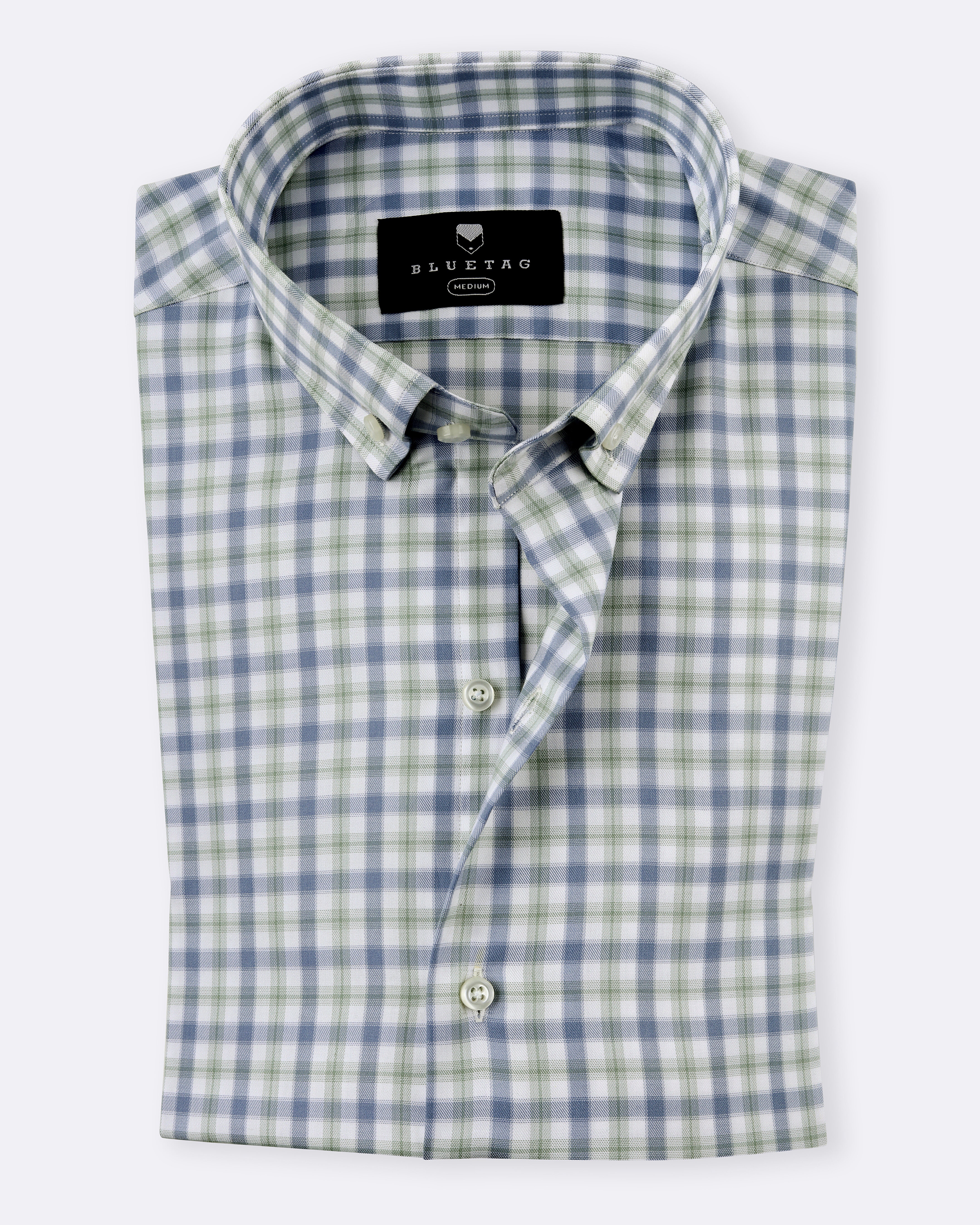 Heritage Plaid Blue & Green Checkered