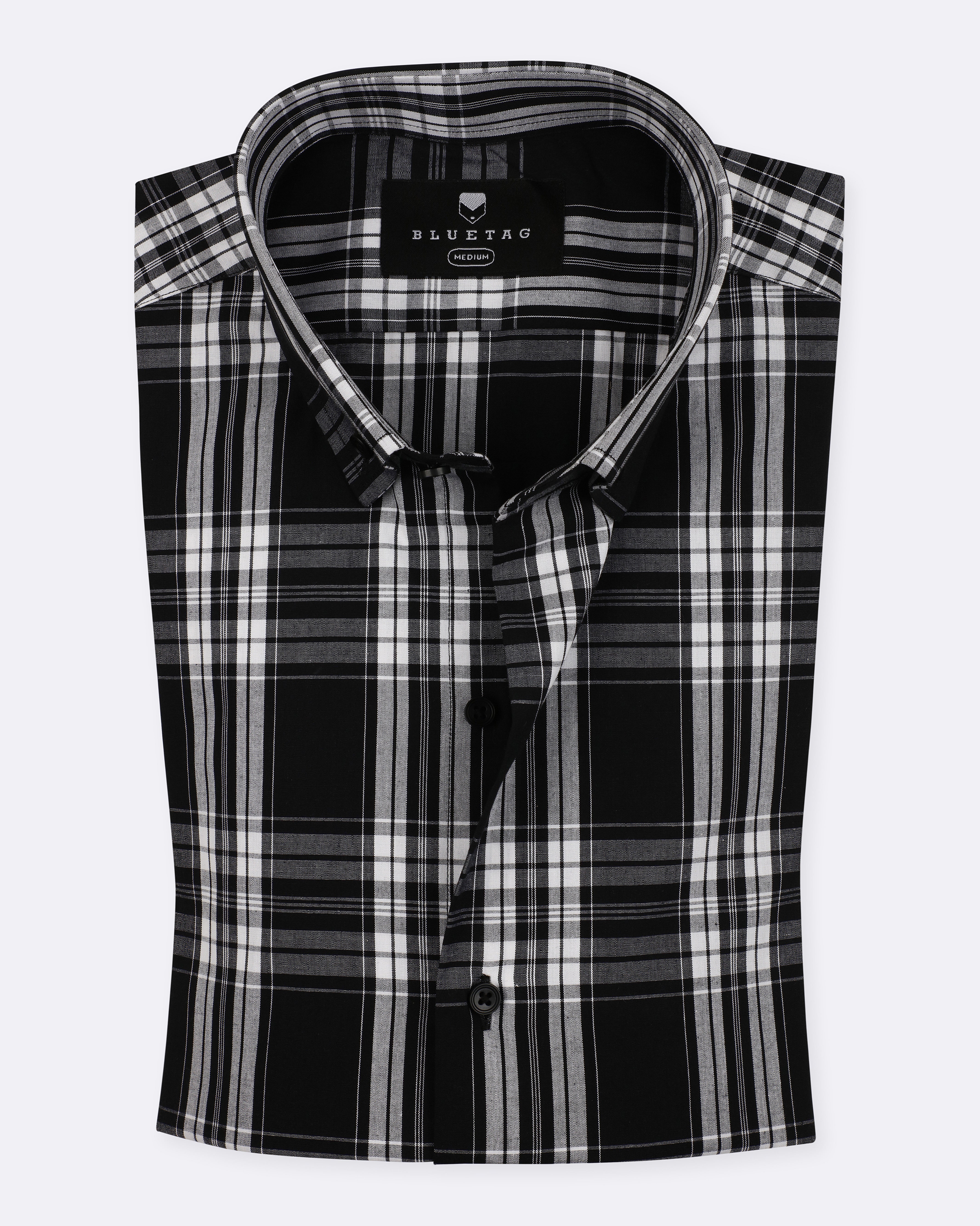 Black & White Plaid Checkered