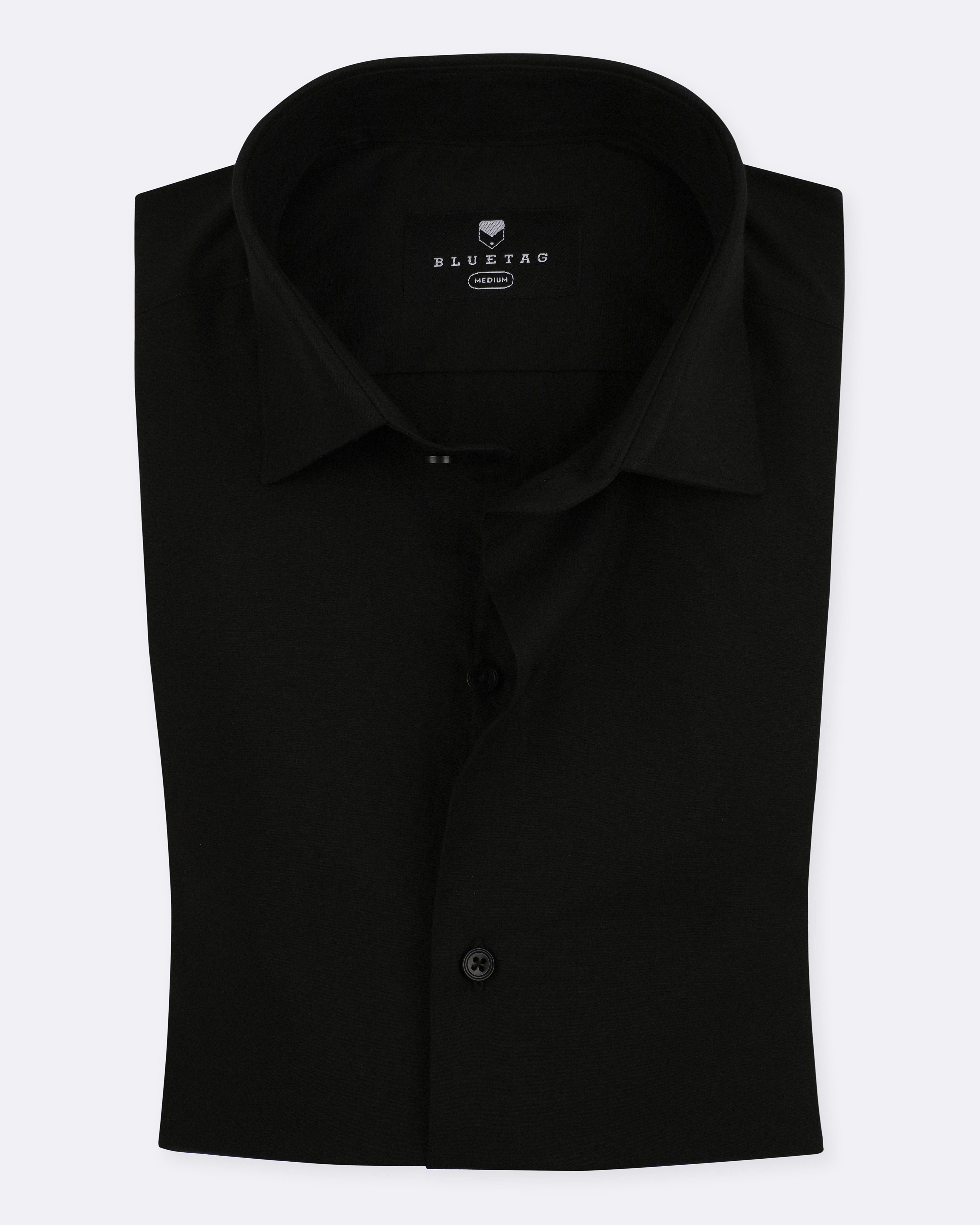Signature Black Solid Shirt