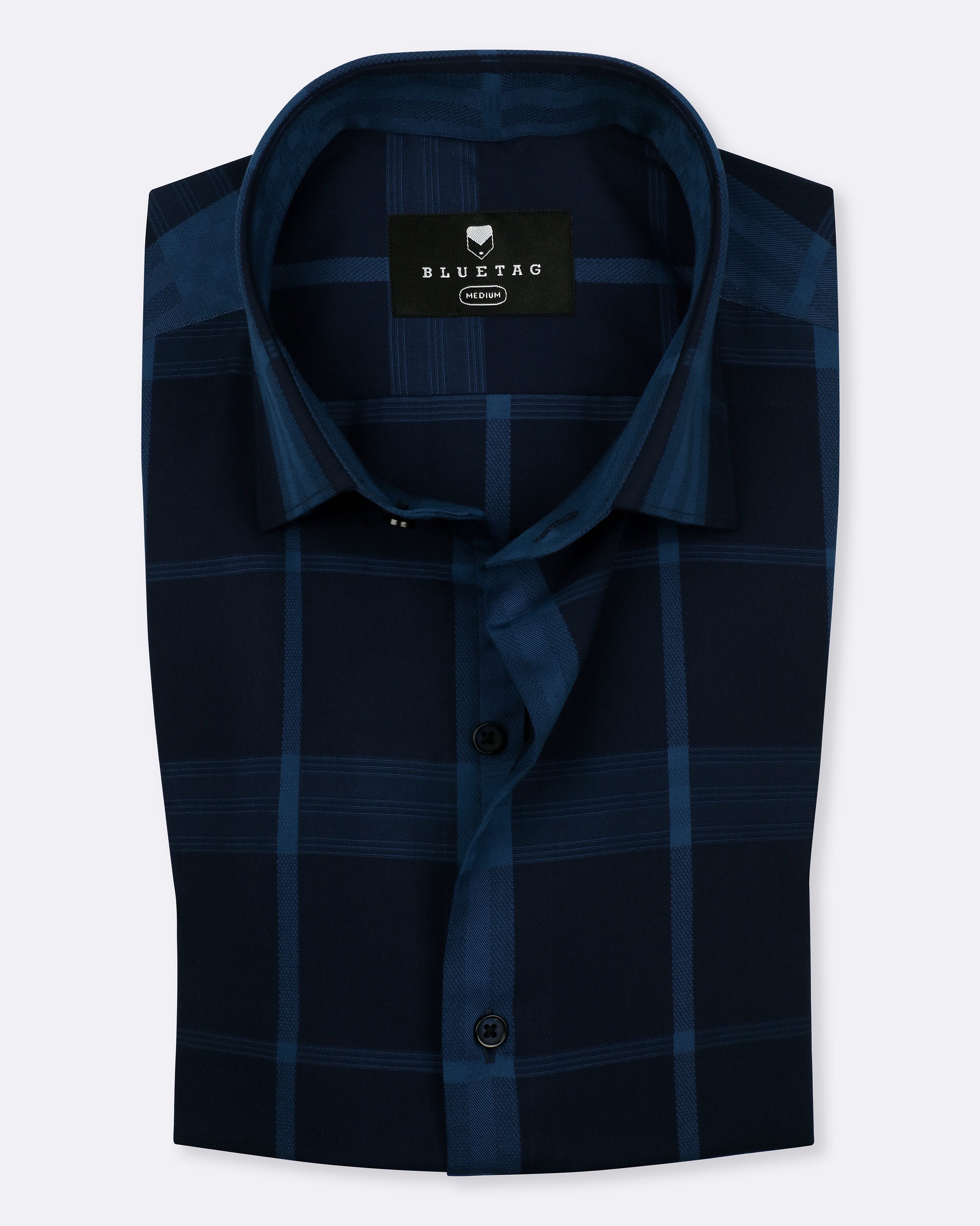 Teal & Navy Heritage Plaid Checkered