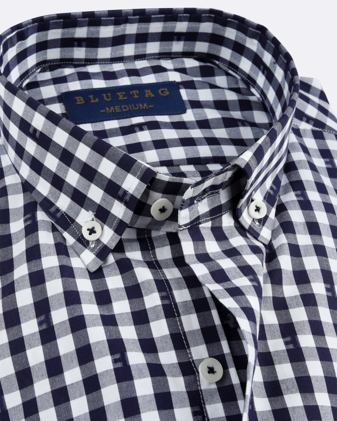 Blue Gingham Checkered