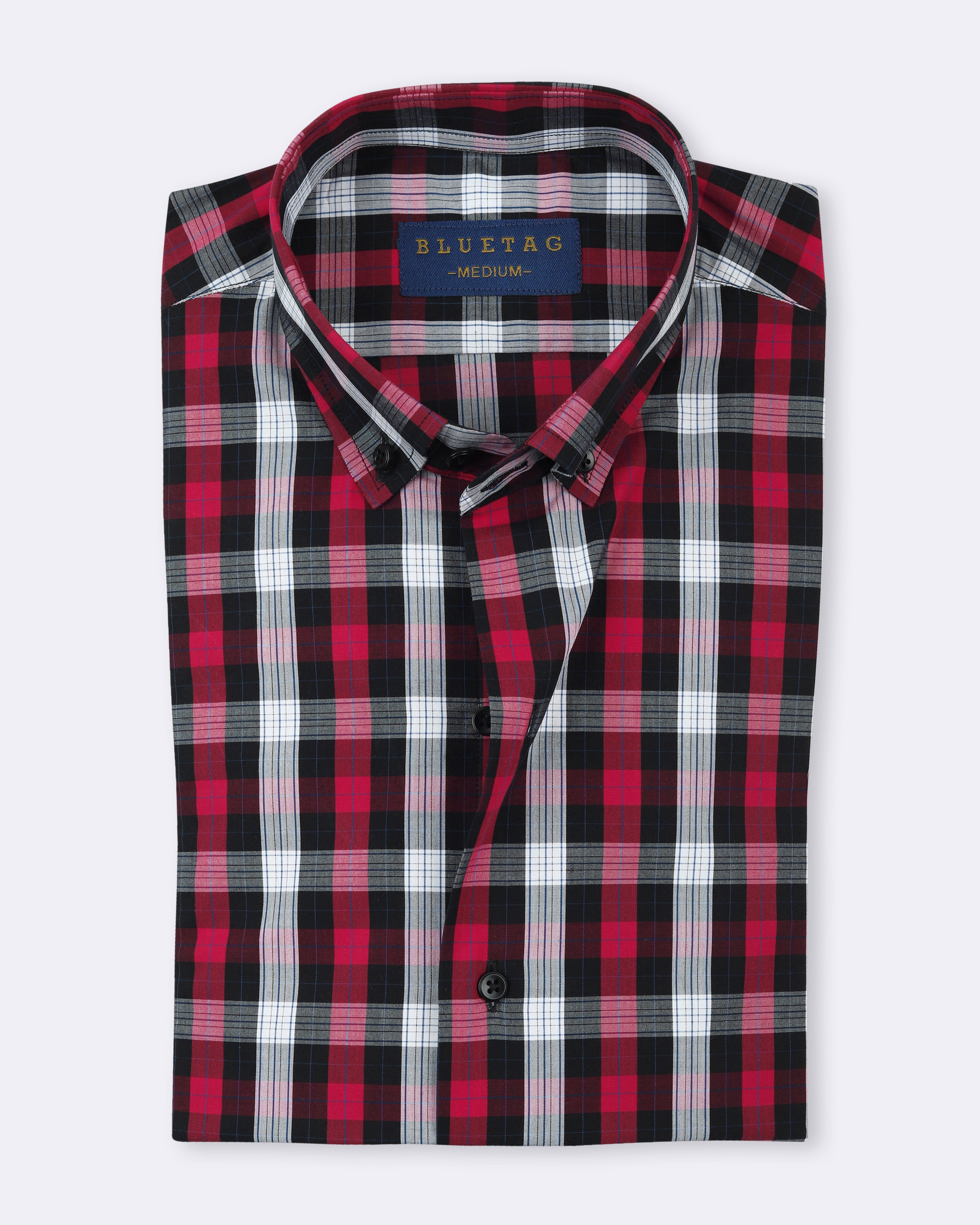 Red & Black Bold Checkered