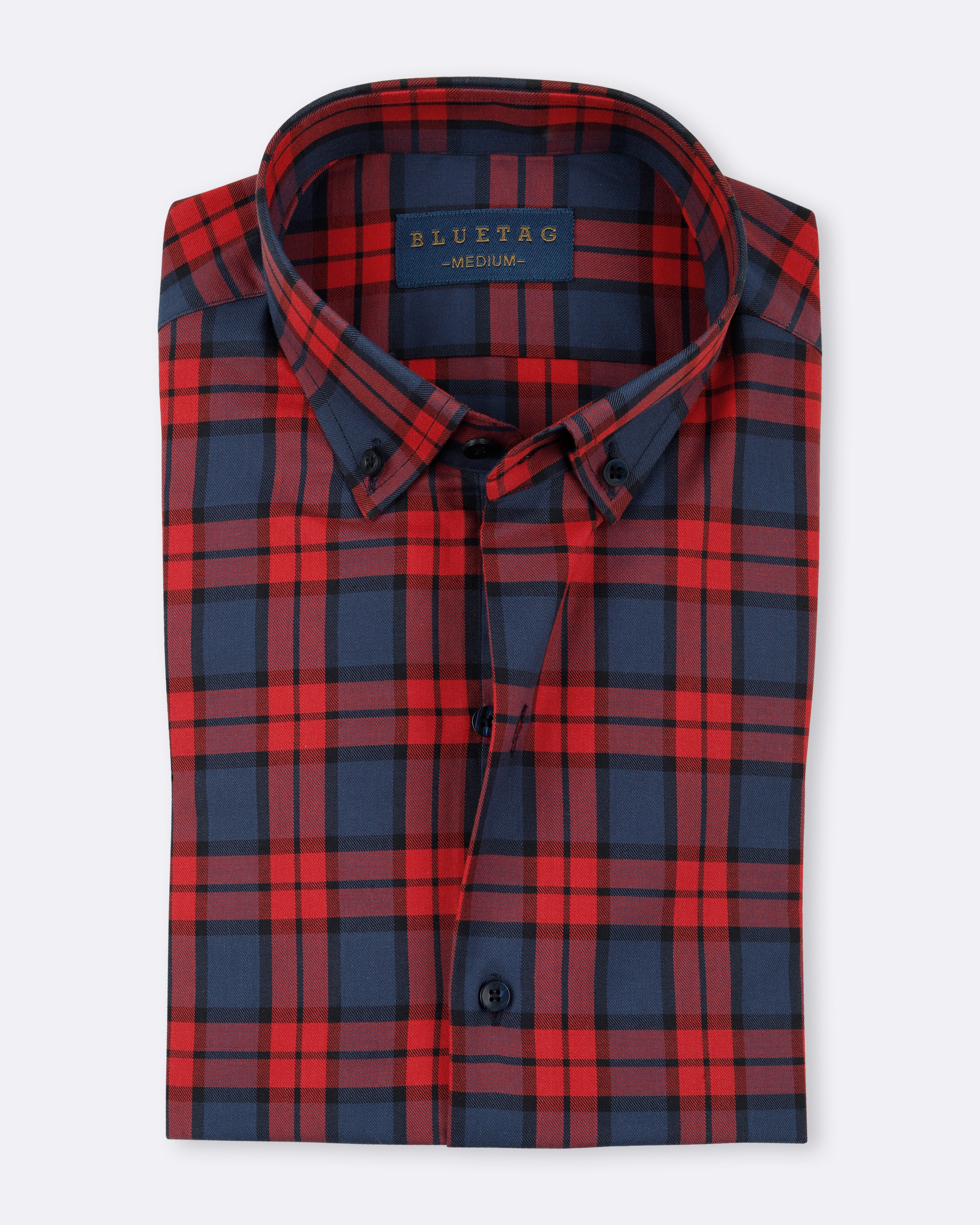 Redwood Blue Tartan Checkered