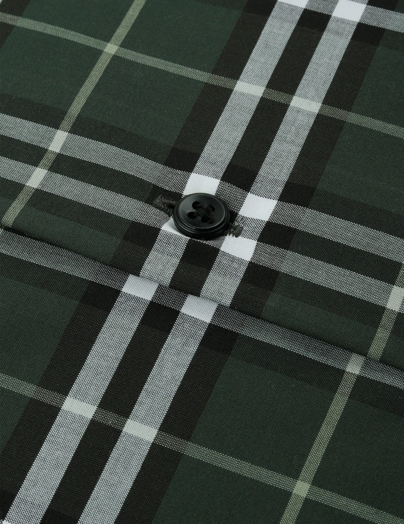 Green & White Plaid Checkered