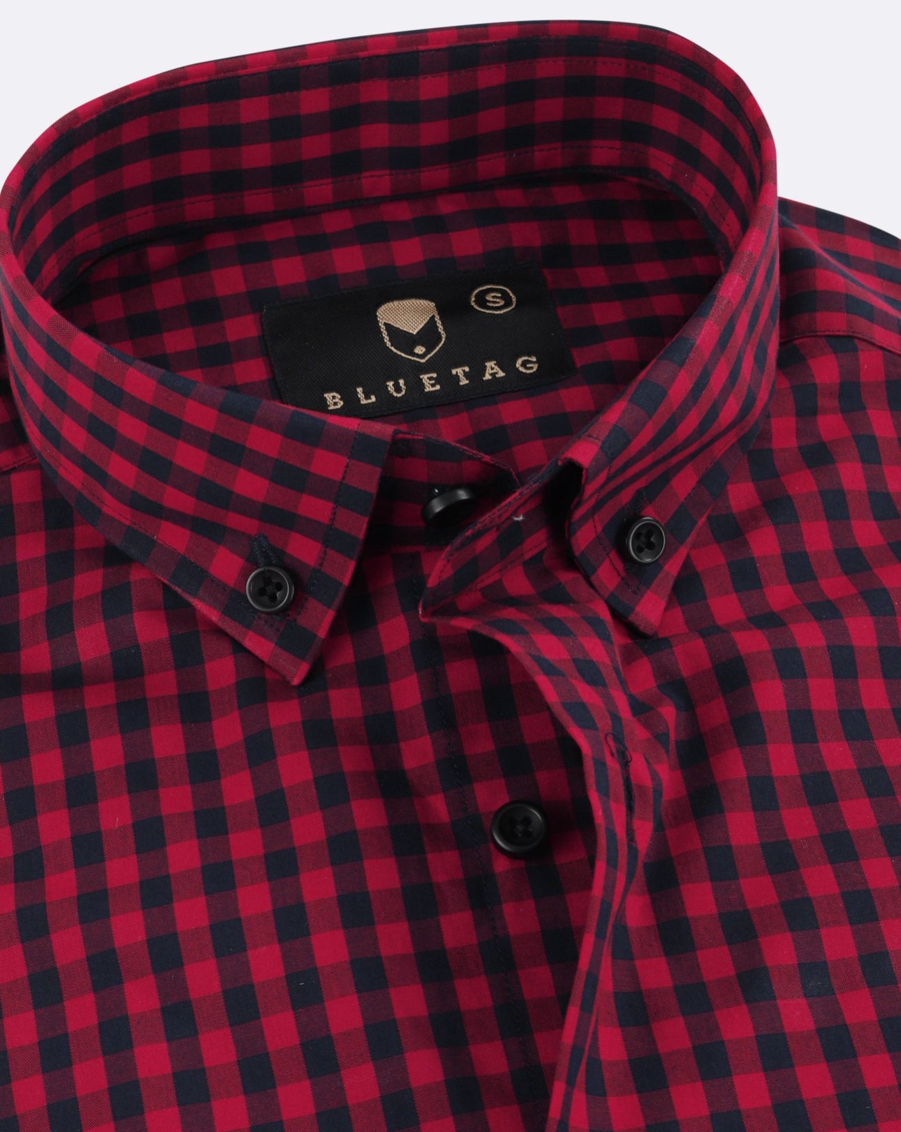 Red & Black Gingham Checkered