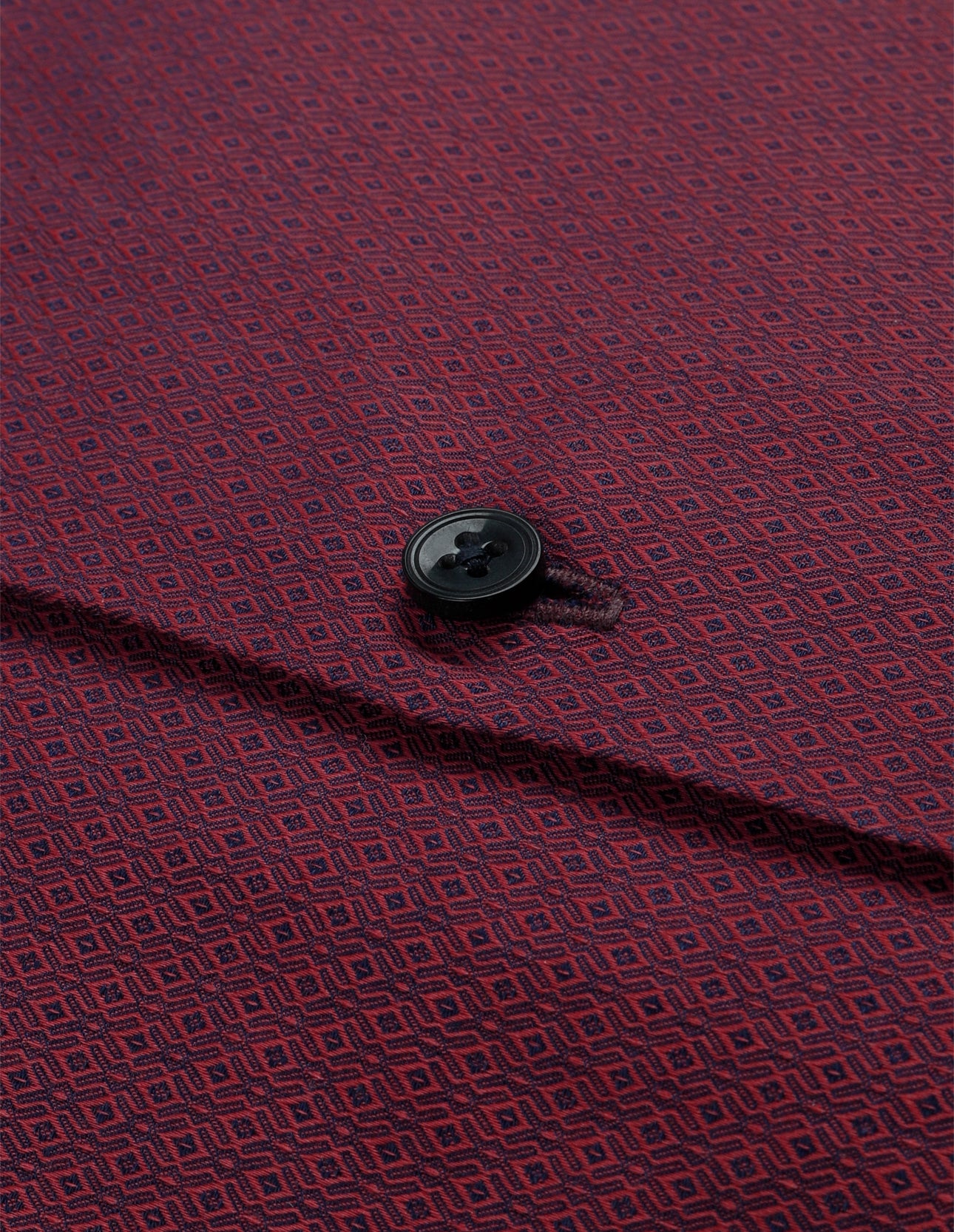 Deep Maroon Matrix Shirt