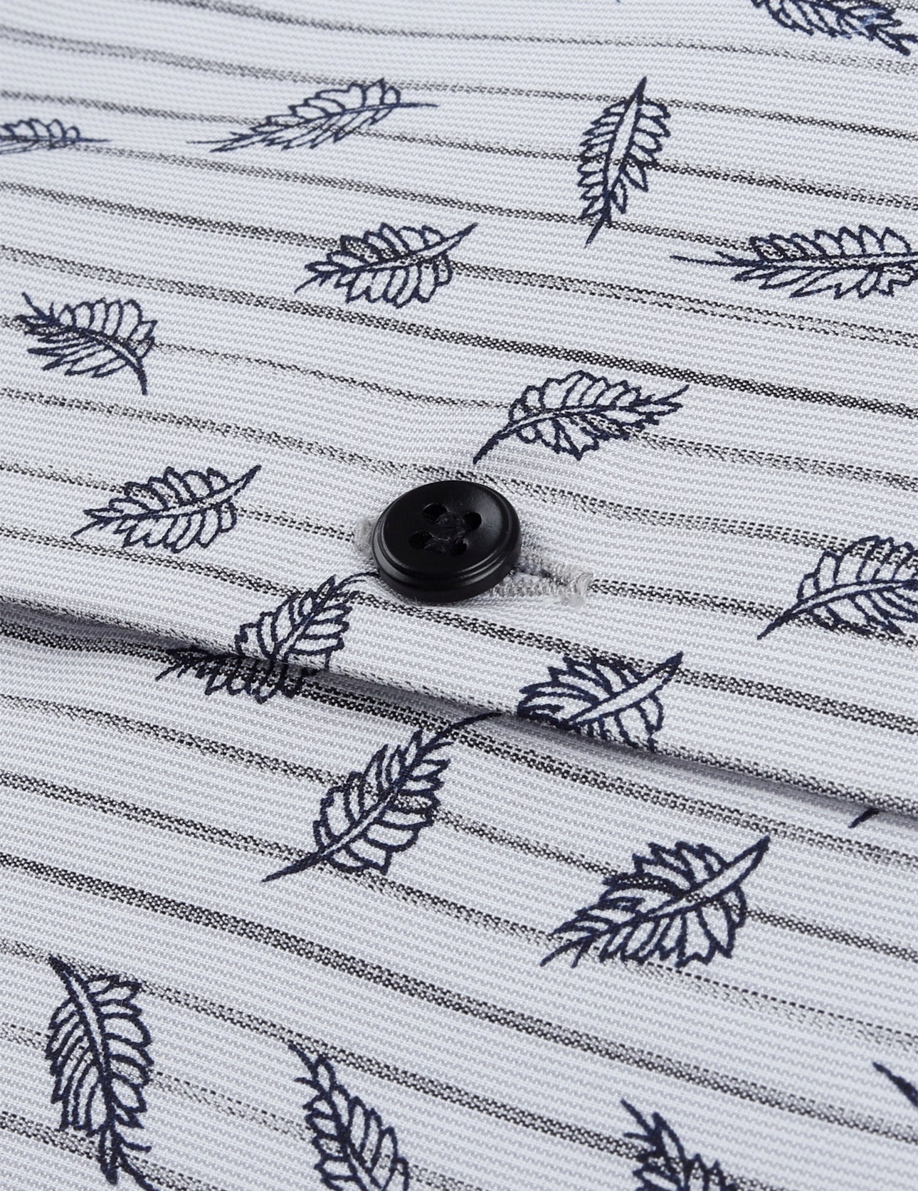 Classic Leaf Sketch Printed Shirt