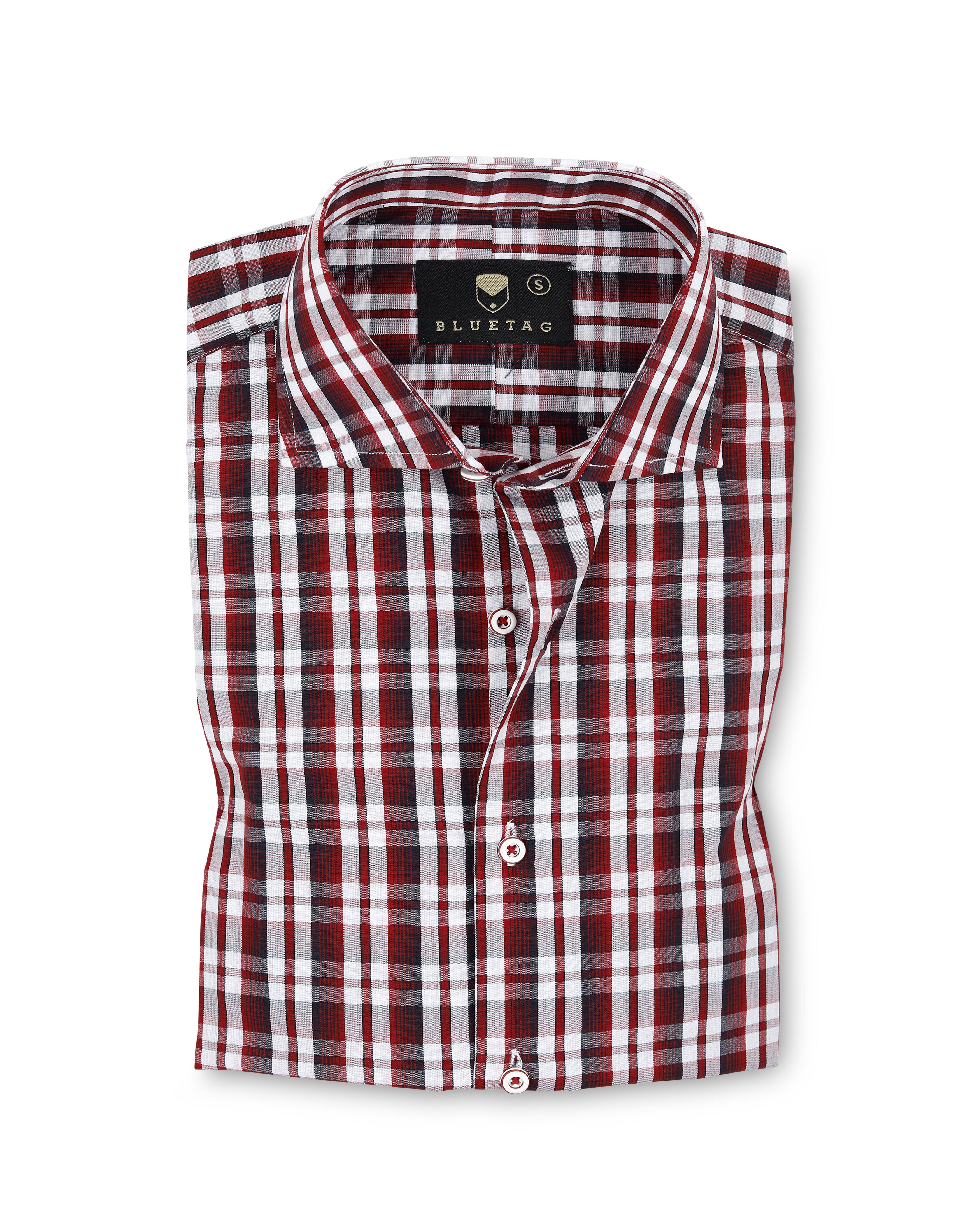 Red & White Tartan Checkered