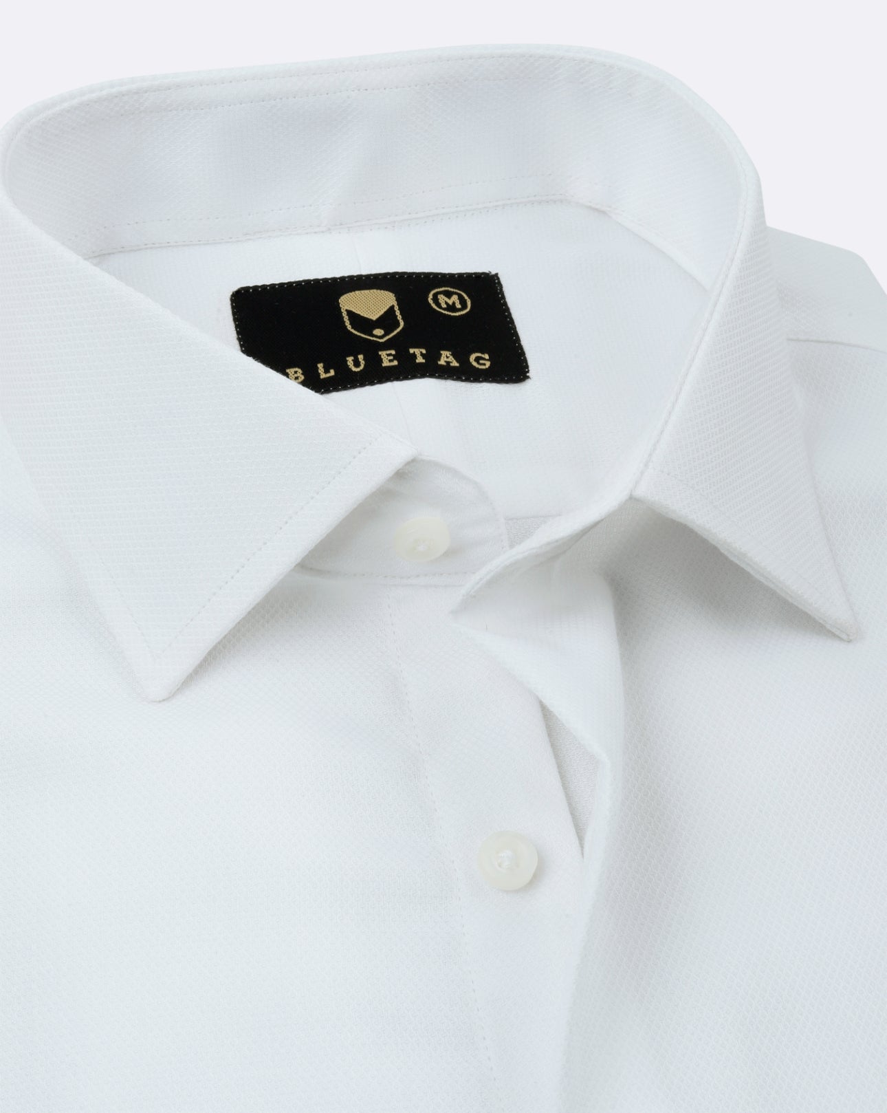 Classic White Textured Shirt