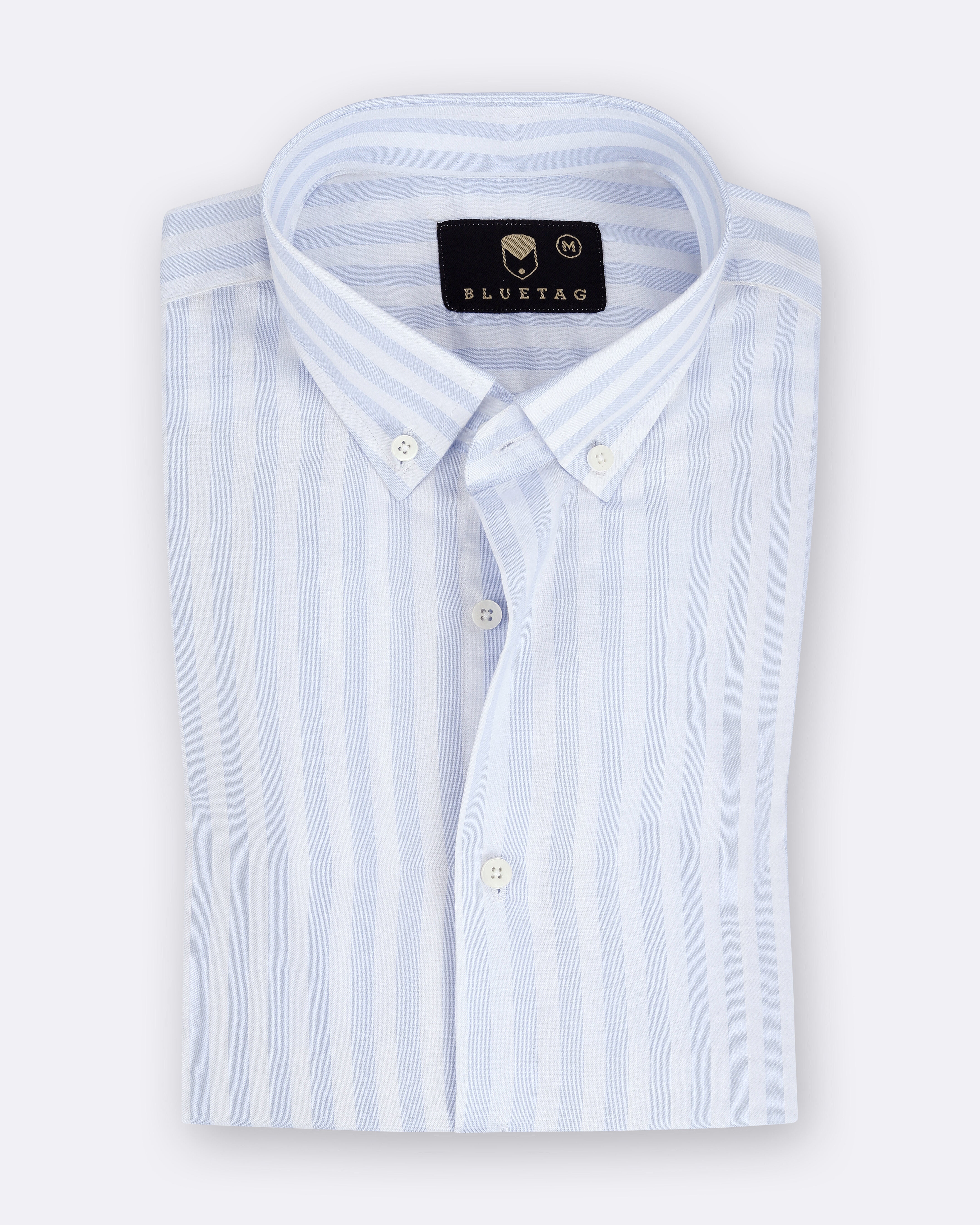 White & Sky Classic Strip Shirt