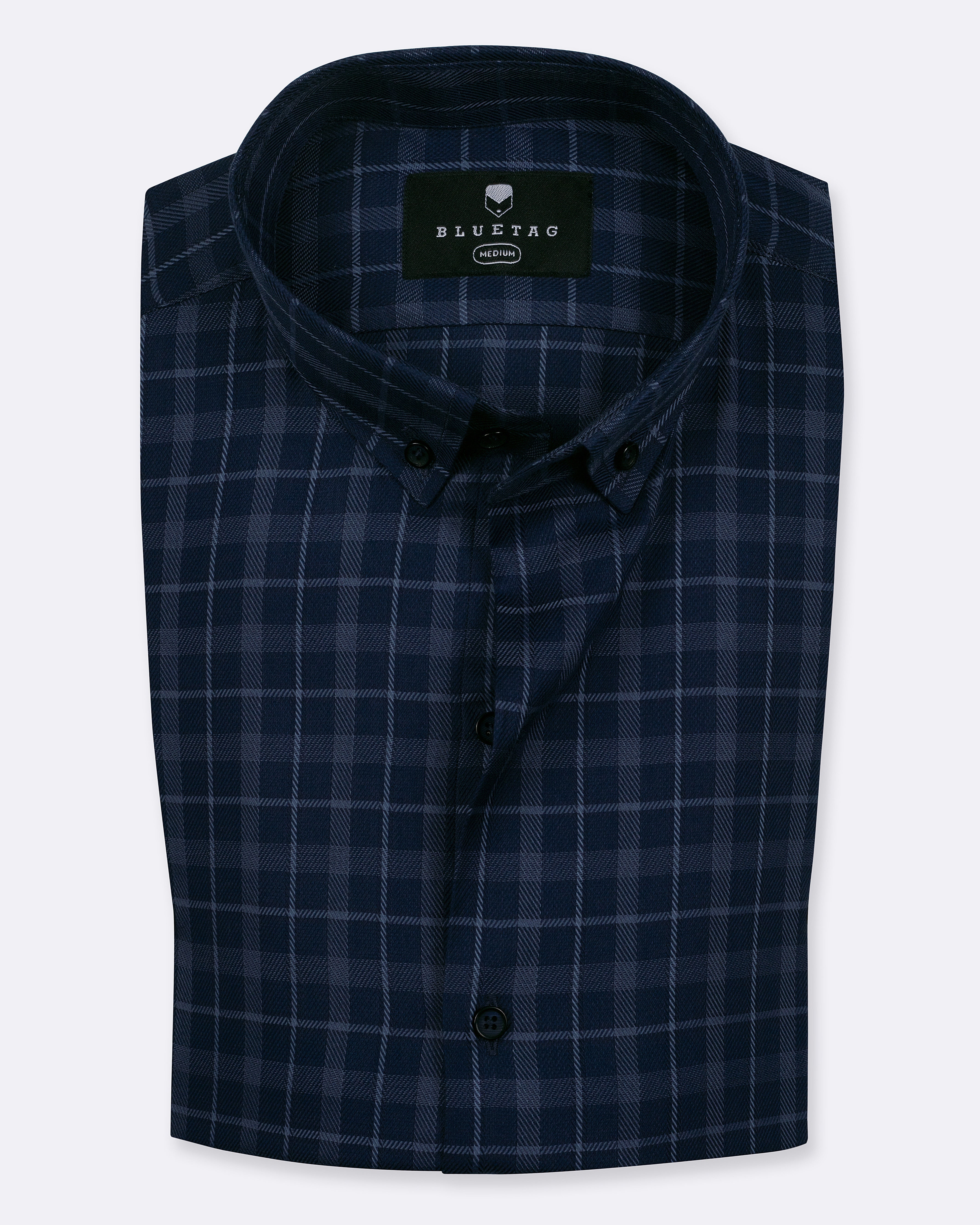 Heritage Navy Classic Grid Checkered