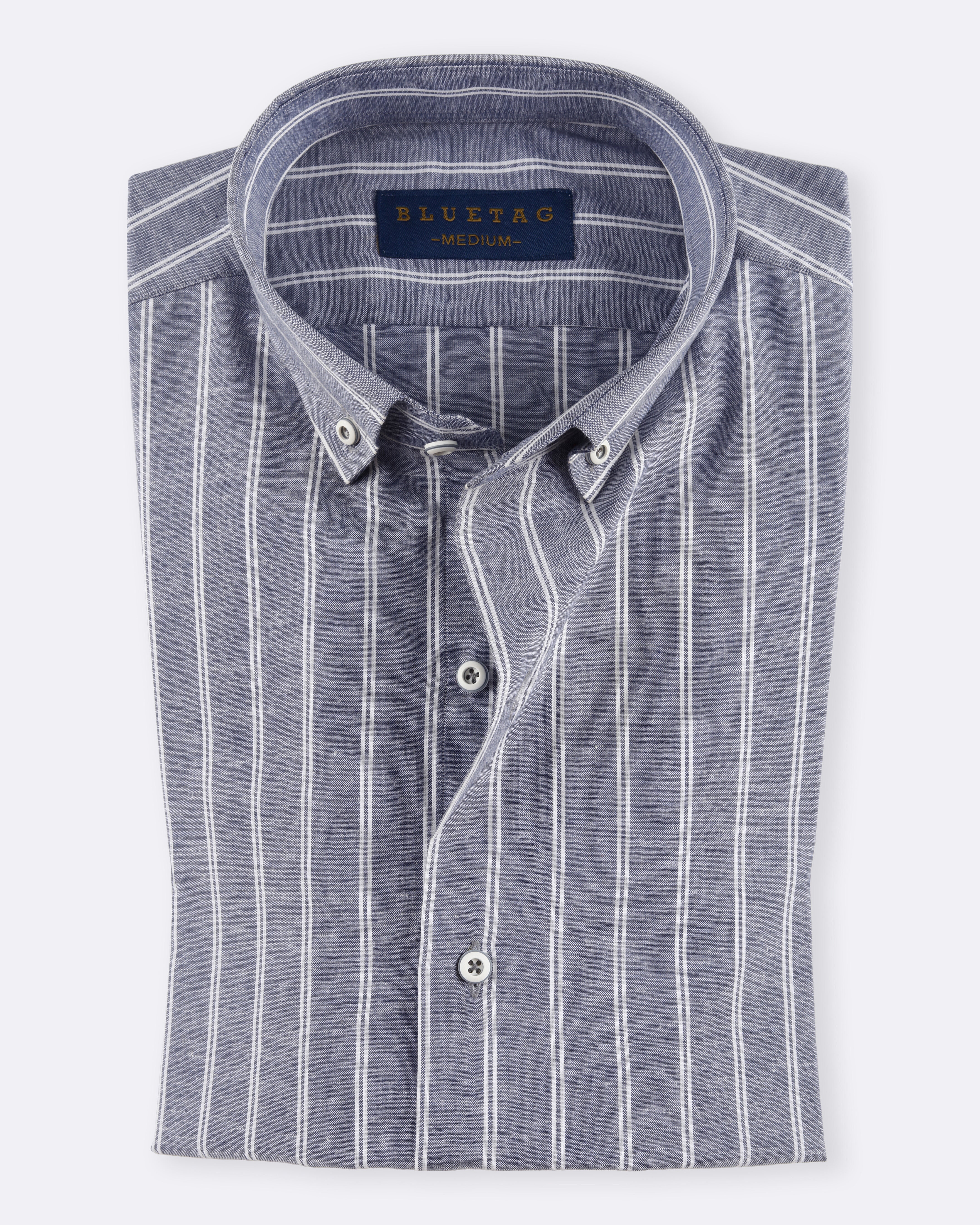 Grey Horizon Striped Shirt