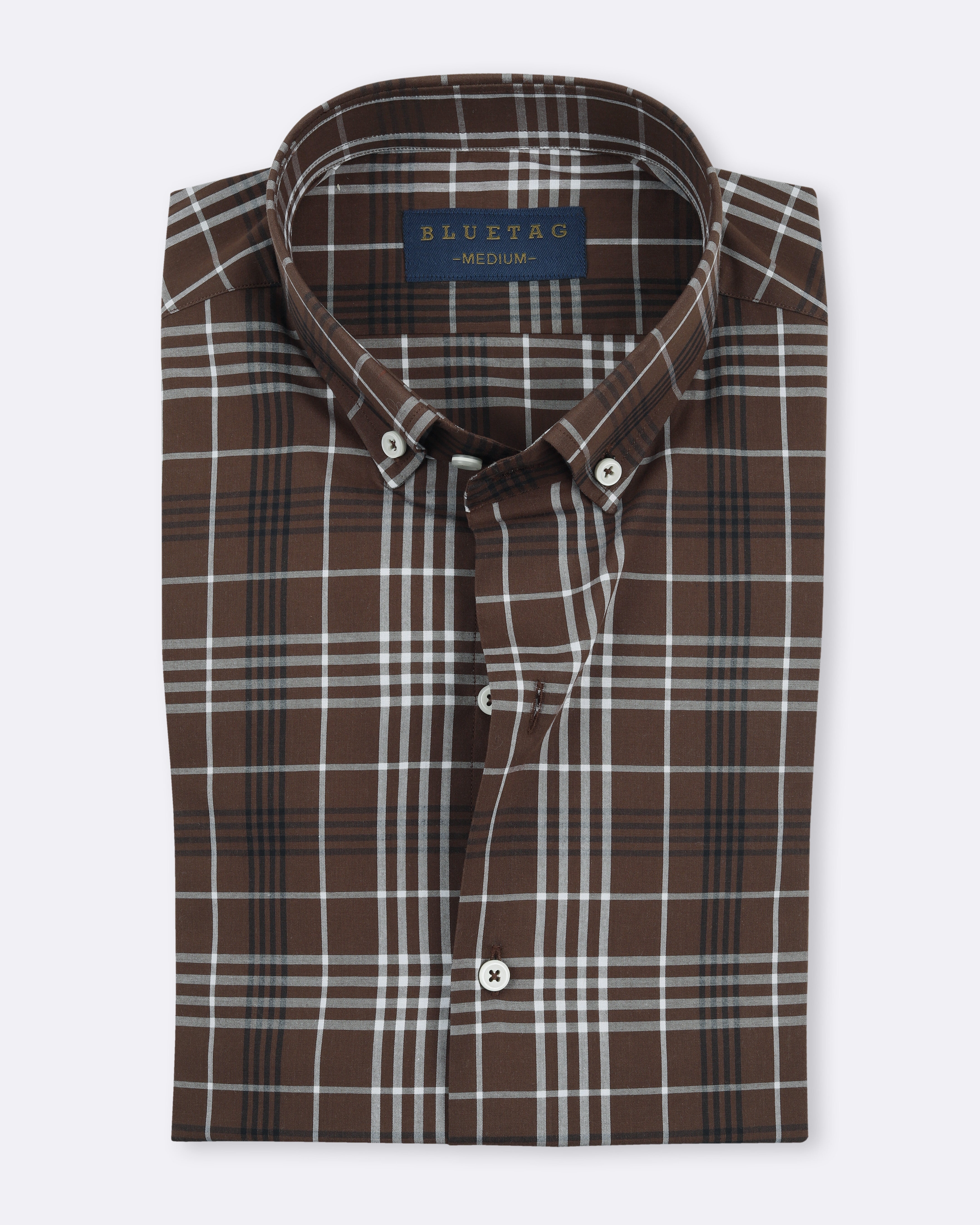 Brown Plaid Checkered